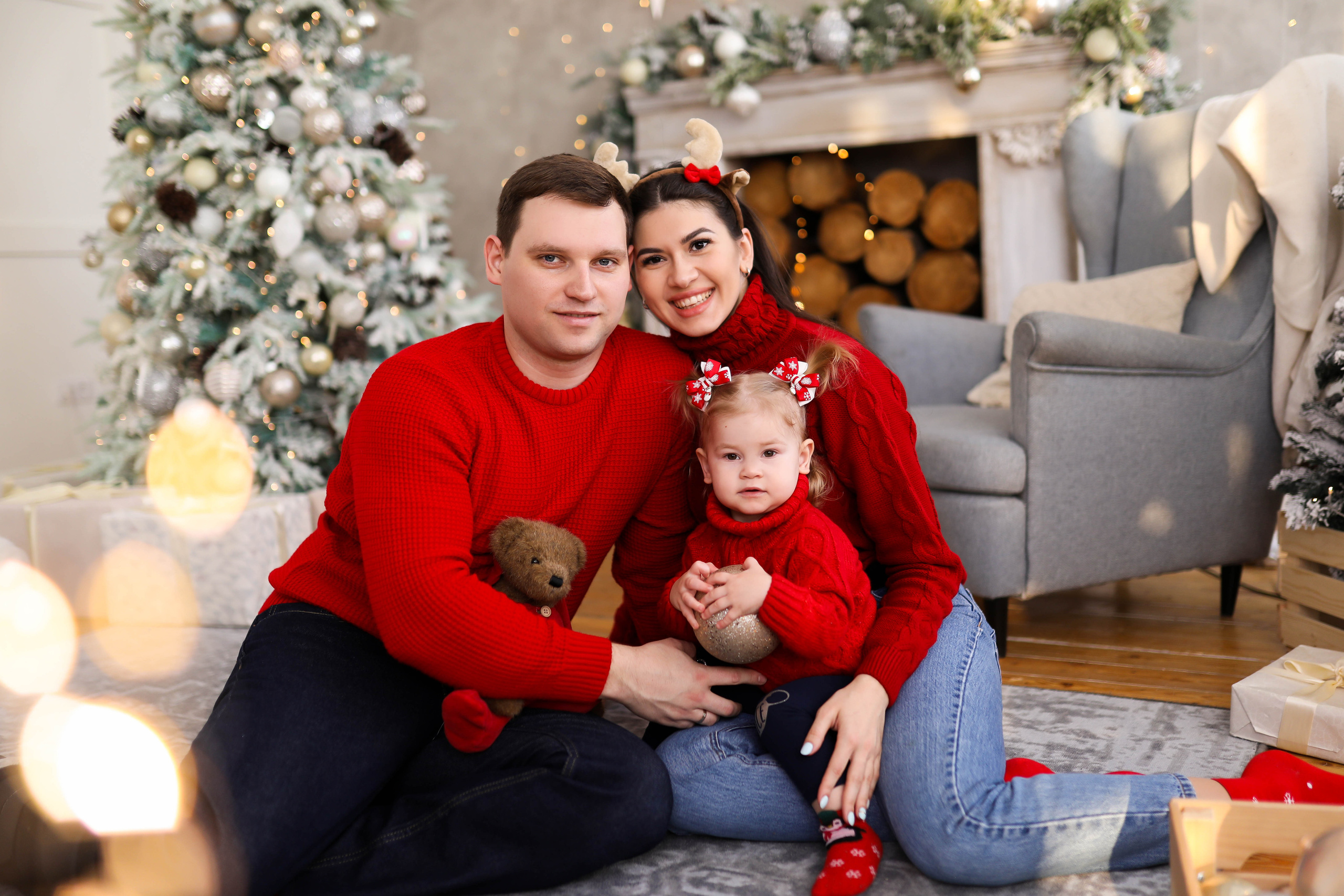 Семейная съёмка в зале лофт. ФОТОГРАФ ХАБАРОВСК АНАСТАСИЯ РАЧЕНКОВА