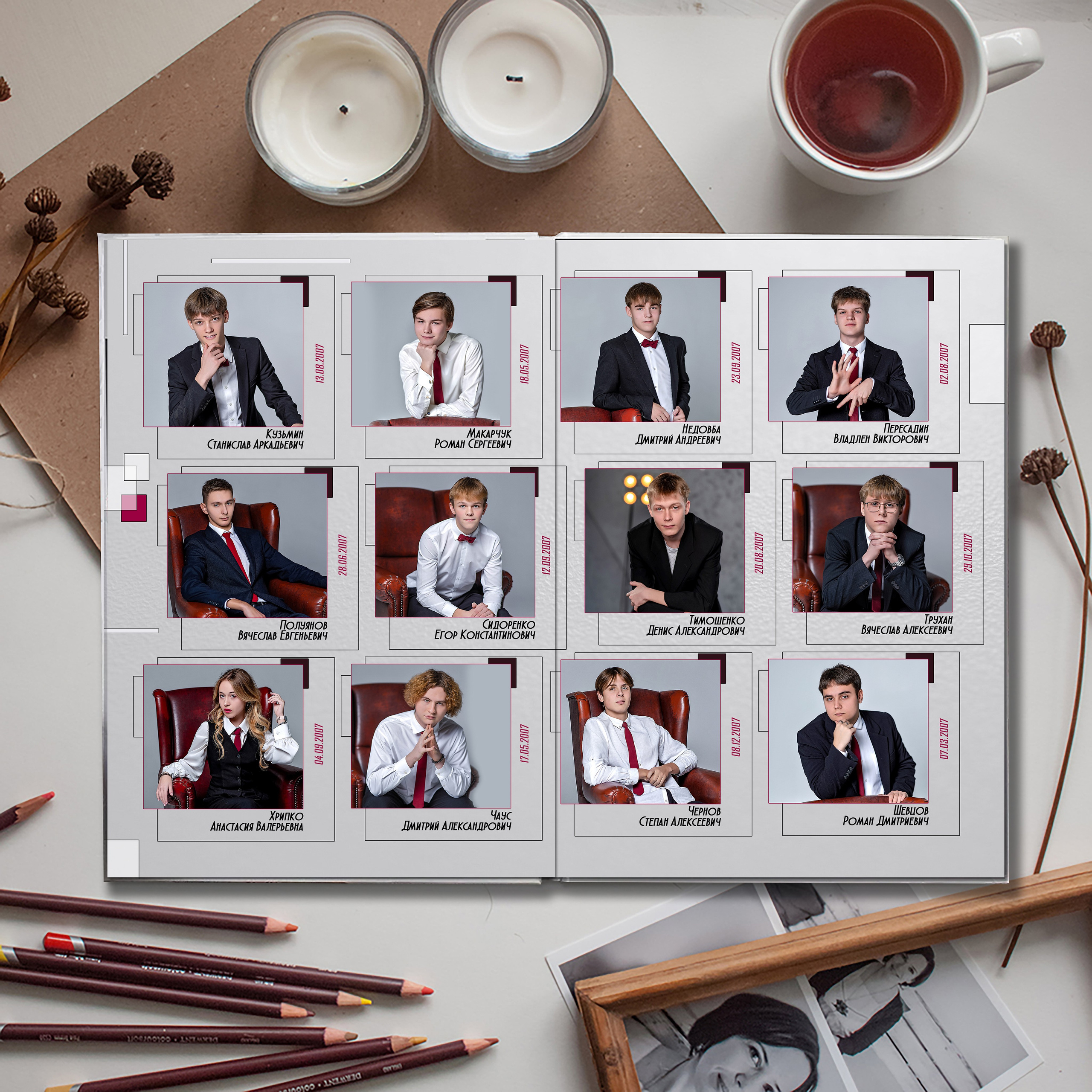 Выпускной альбом для выпускников школы (Дизайн № 201). Современные Выпускные Альбомы в Ростове-на-Дону