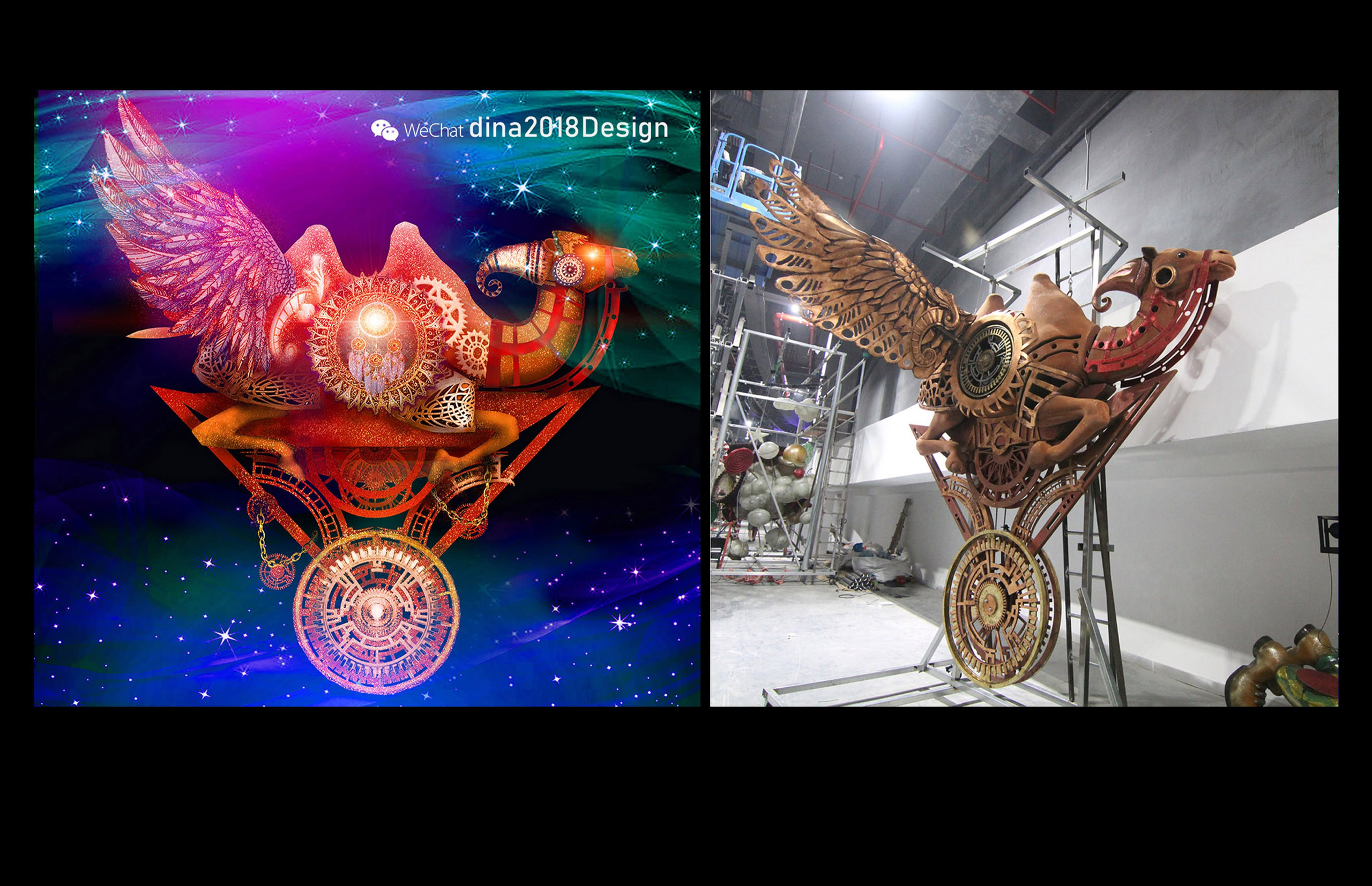 PLATFORMS FOR THEMED PARKS. Munina Dina. Set design portfolio