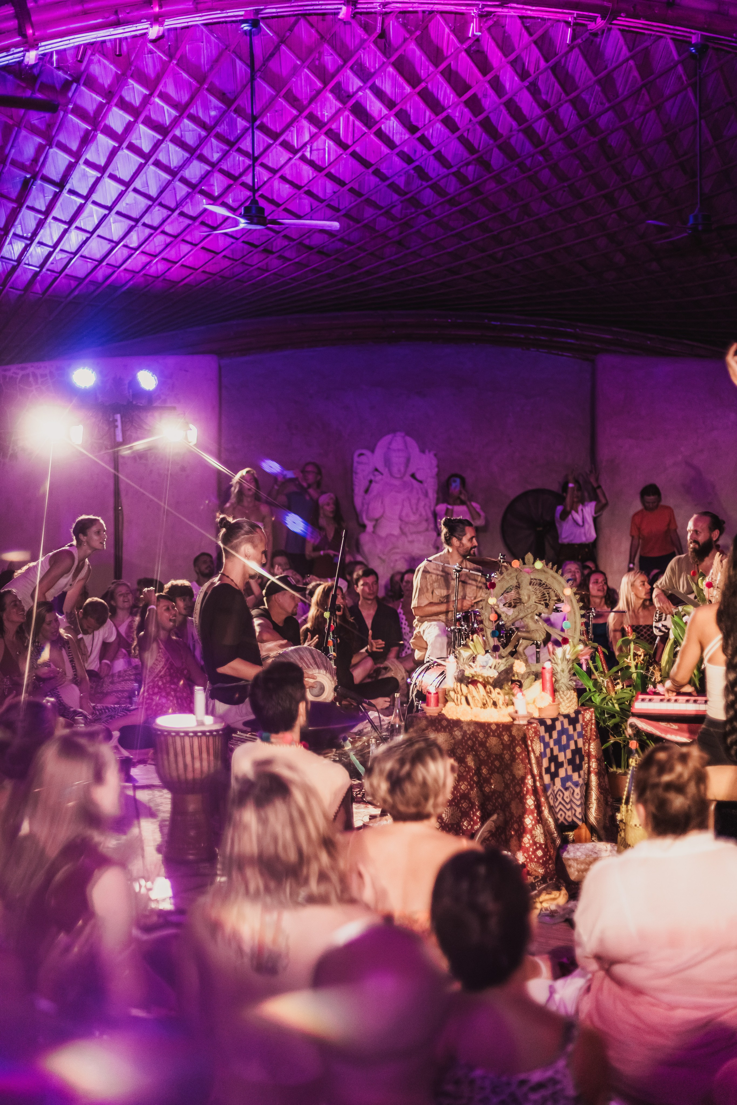 Hanuman Project kirtan at Alchemy april. Mariam Bagdasaryan