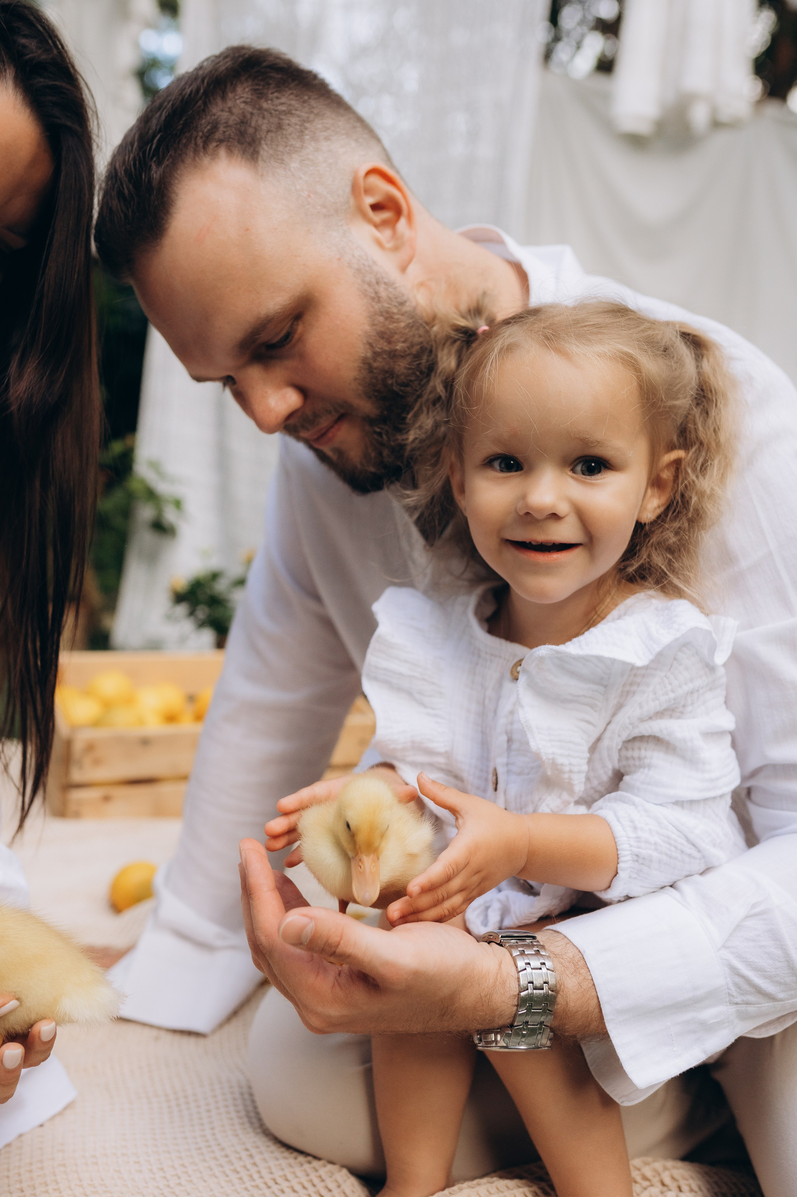 Семейная фотосессия в студии в Москве, семейный фотограф Анна Полушина. Свадебный фотограф в Москве Анна Полушина