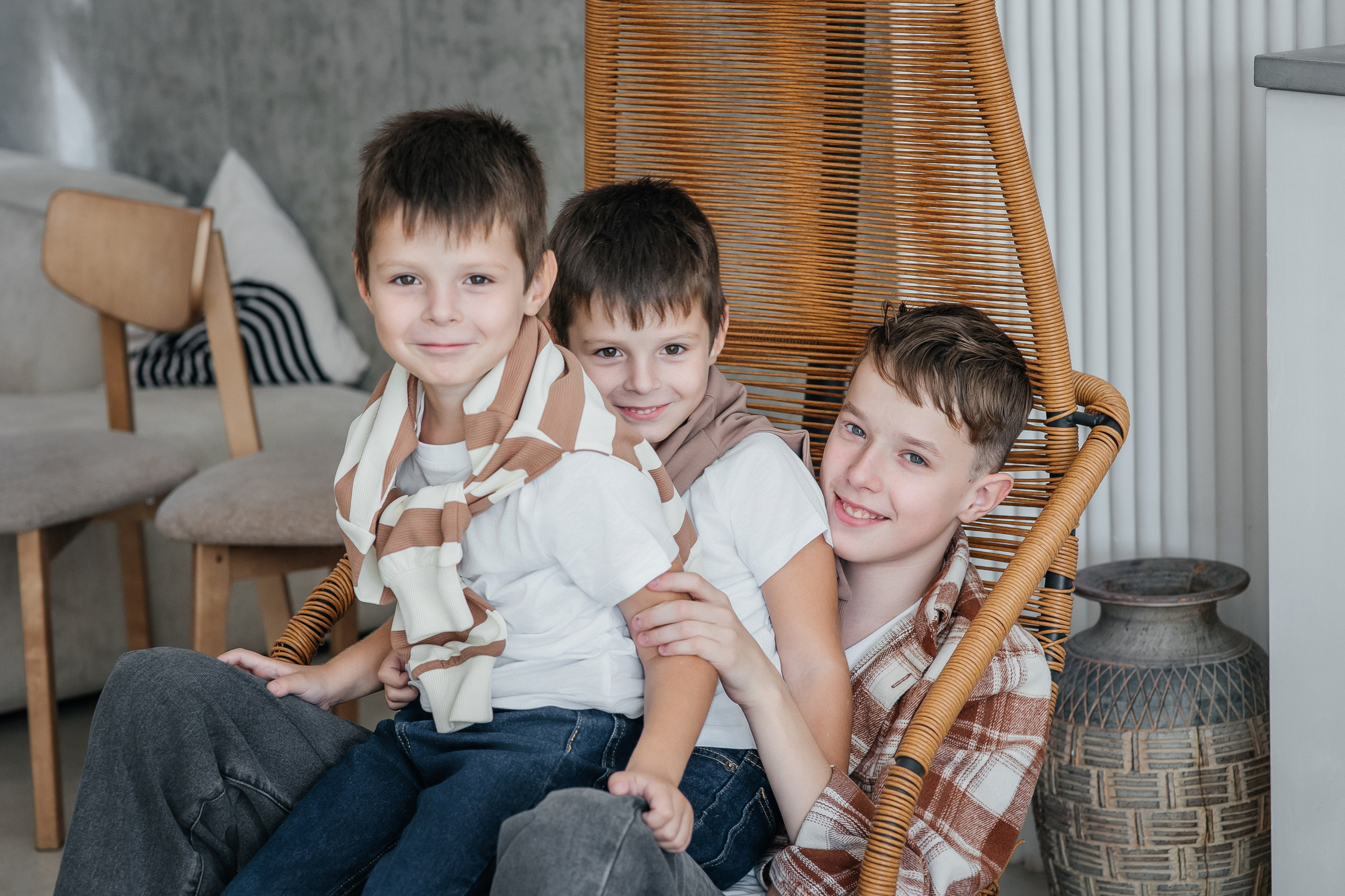 Большая и дружная семья, 3 поколения. Семейный фотограф в Москве Наталья Чуб, заказать Фотокнигу