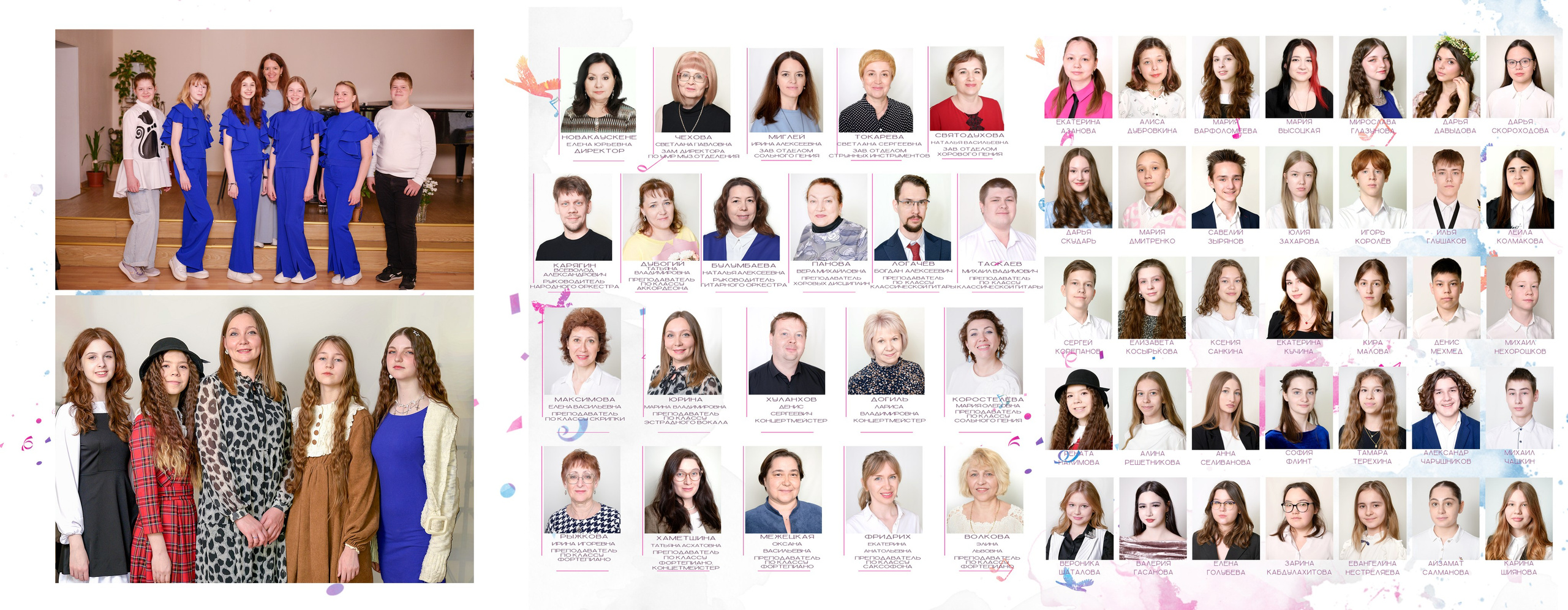 Выпукные альбомы МАУ ДО «ДШИ «ГАРМОНИЯ» 2025. Фотограф новорожденных, семейный детский в Тюмени Татьяна Морозова