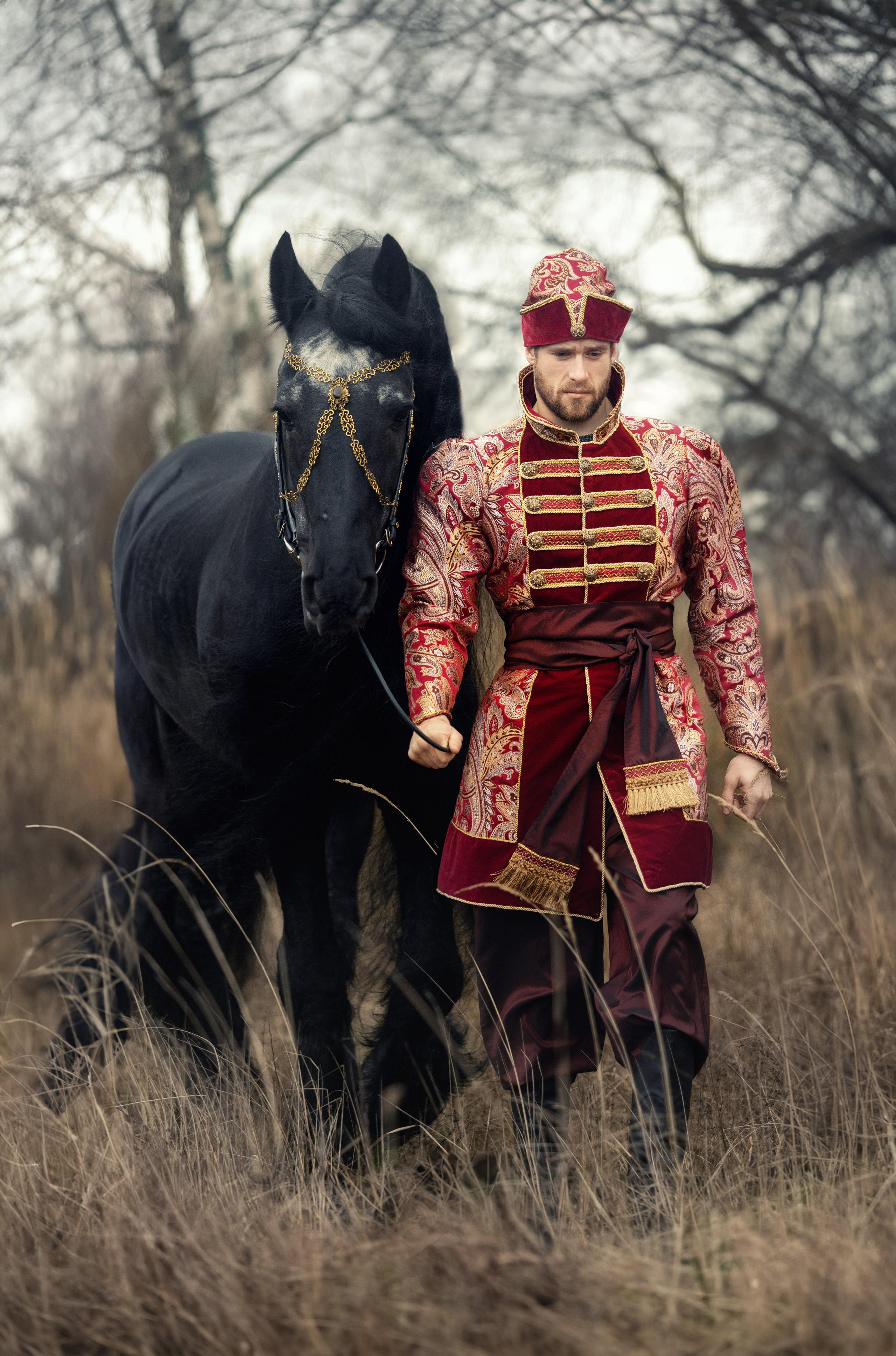 Русские костюмы, образы. Ольга Бажутова конный и портретный фотограф в Москве