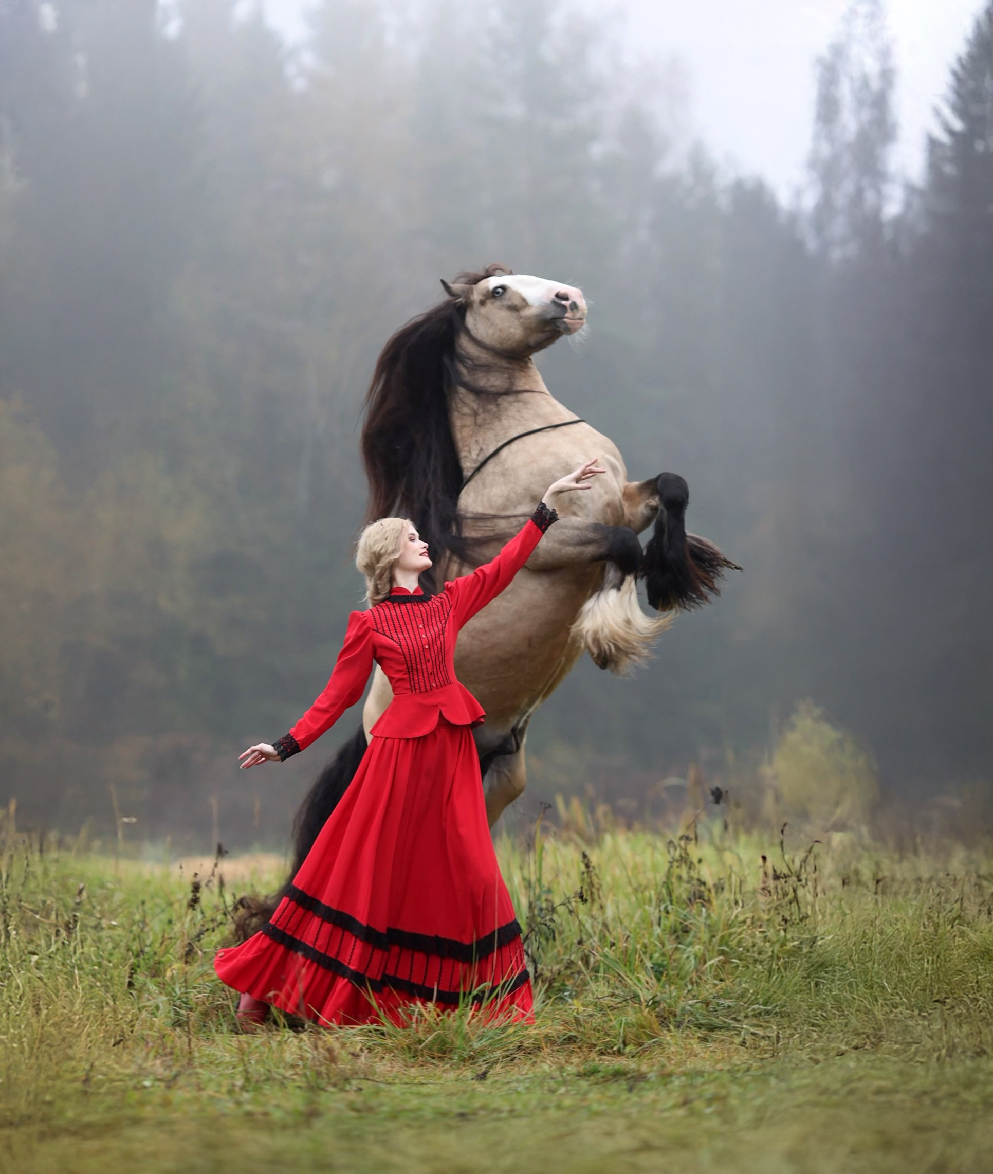 Русские костюмы, образы. Ольга Бажутова конный и портретный фотограф в Москве
