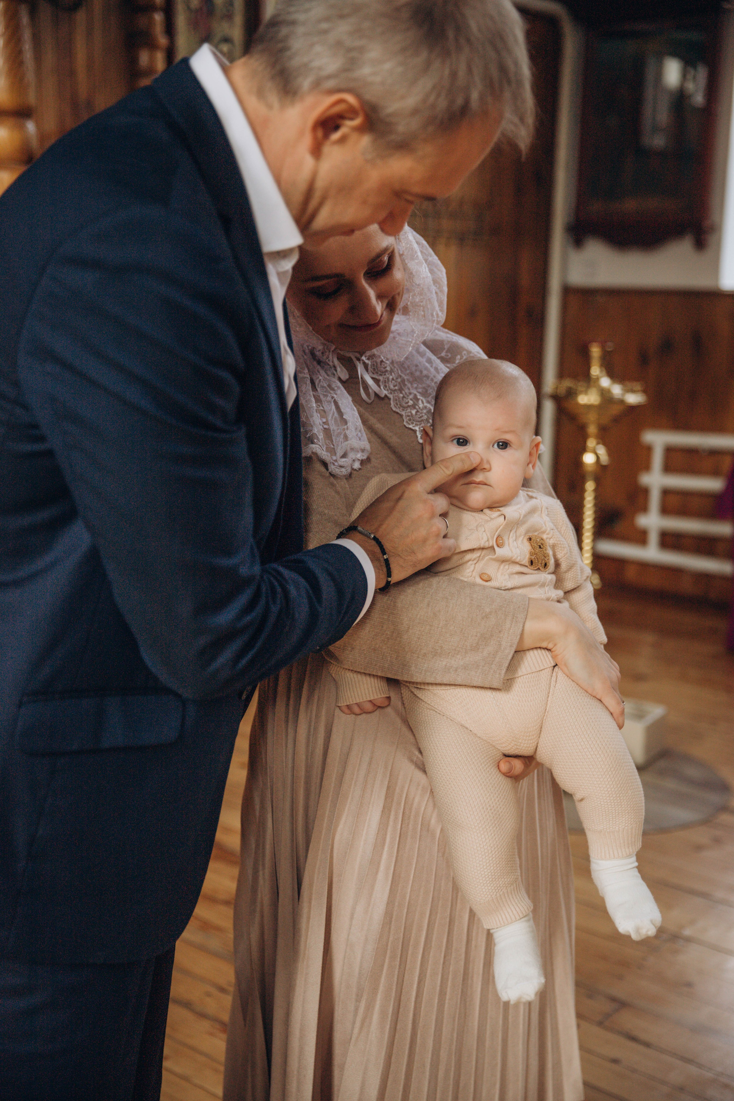 Таинство Крещения. Фотограф новорожденных в Волгограде и Волжском Карина Воробьева