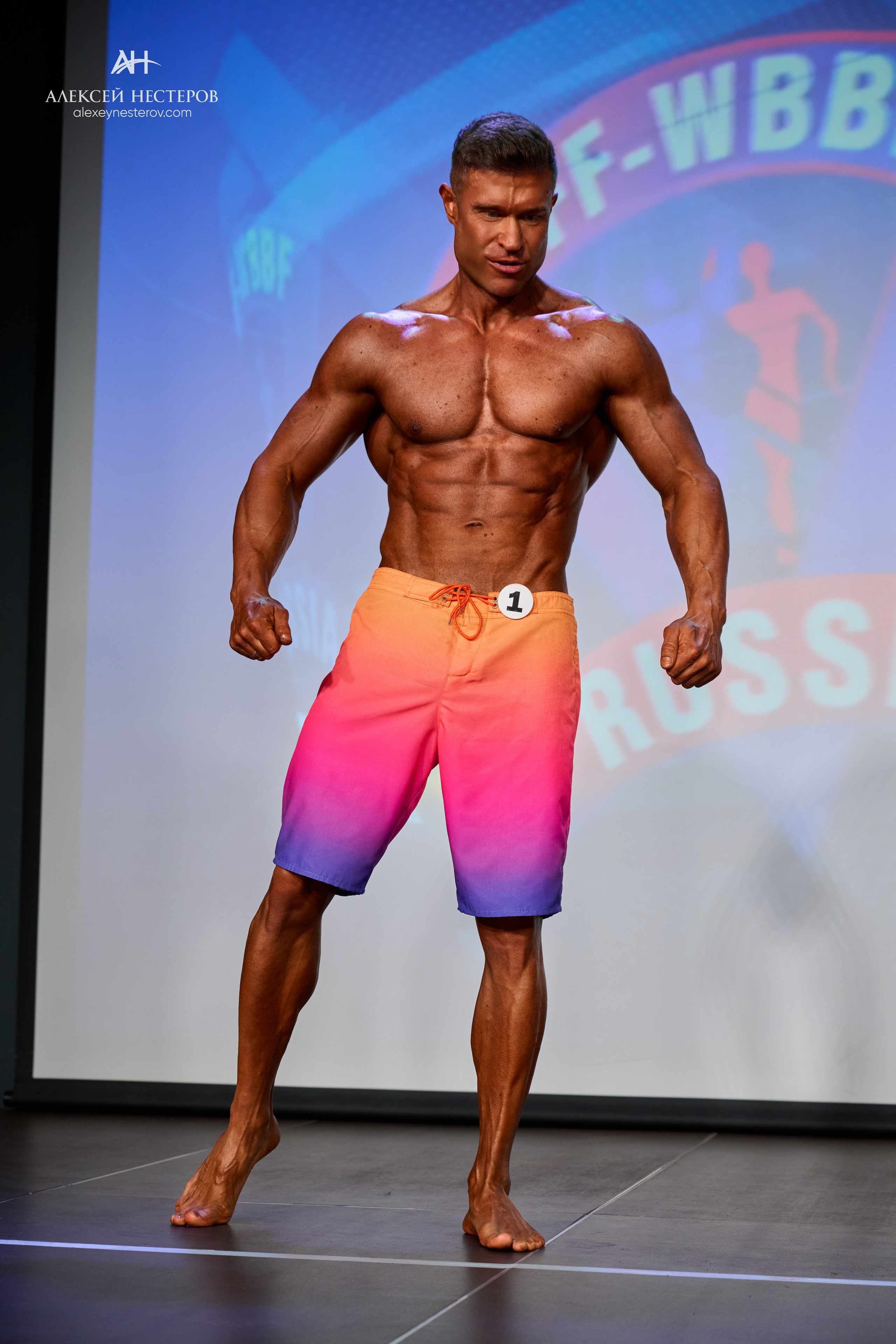 Фото с турнира «Прометей 2, WFF-WBBF Russia» 26 октября 2025. Спортивный фитнес фотограф Алексей Нестеров