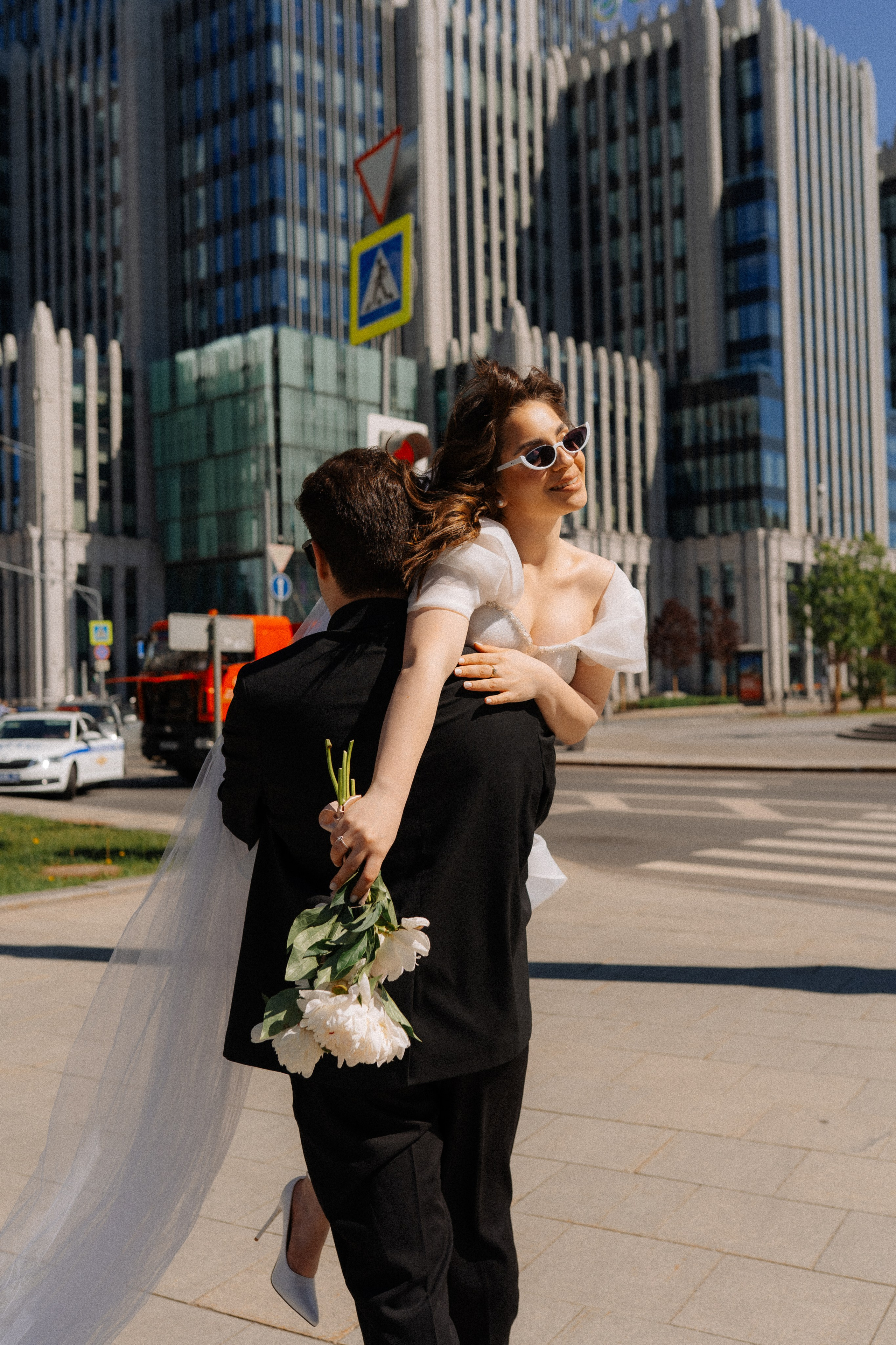 Свадебная фотопрогулка в Москве по центру города. Свадебный фотограф в Москве Анна Полушина