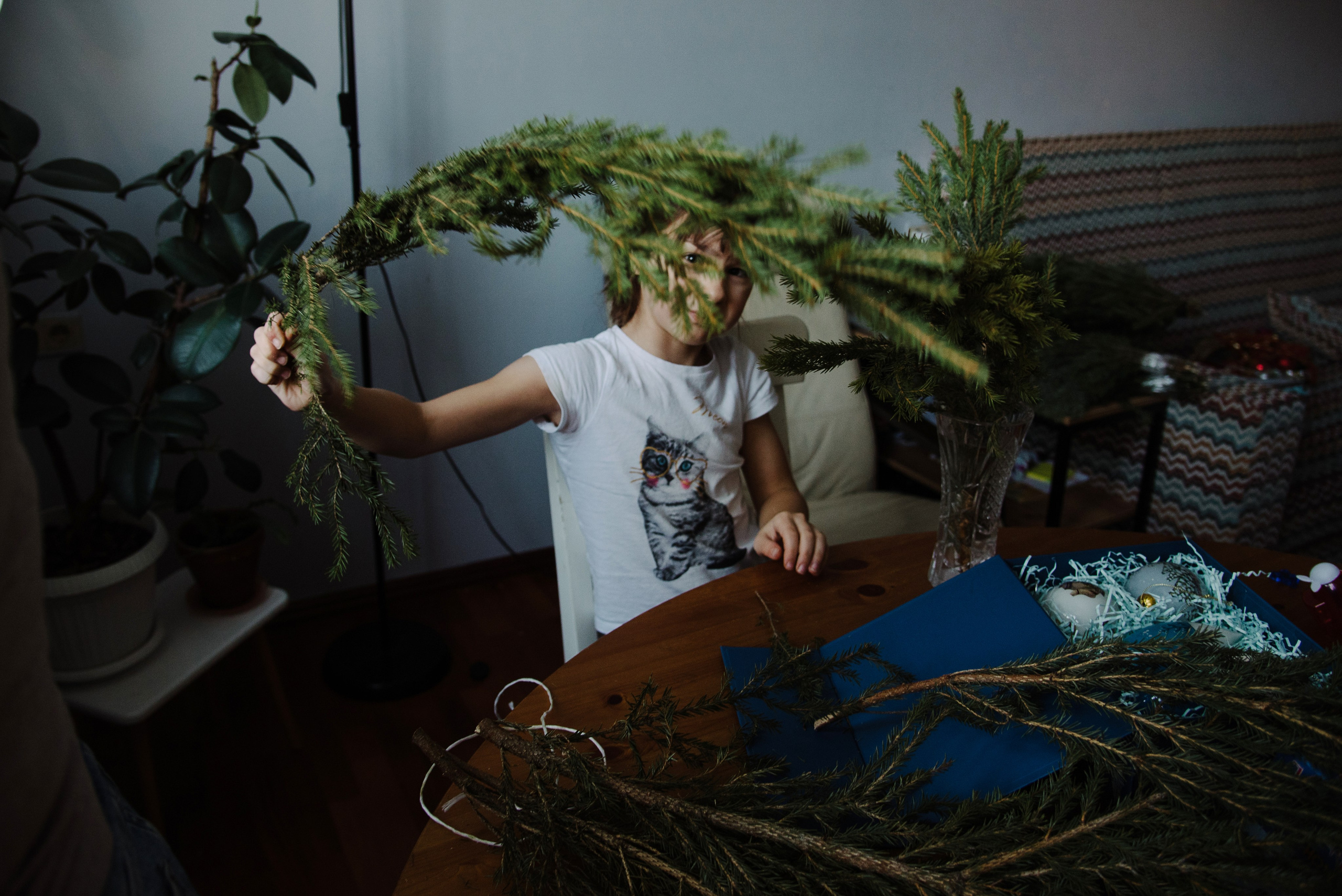 Дина. Предновогоднее. Фотограф Алиса Калинина