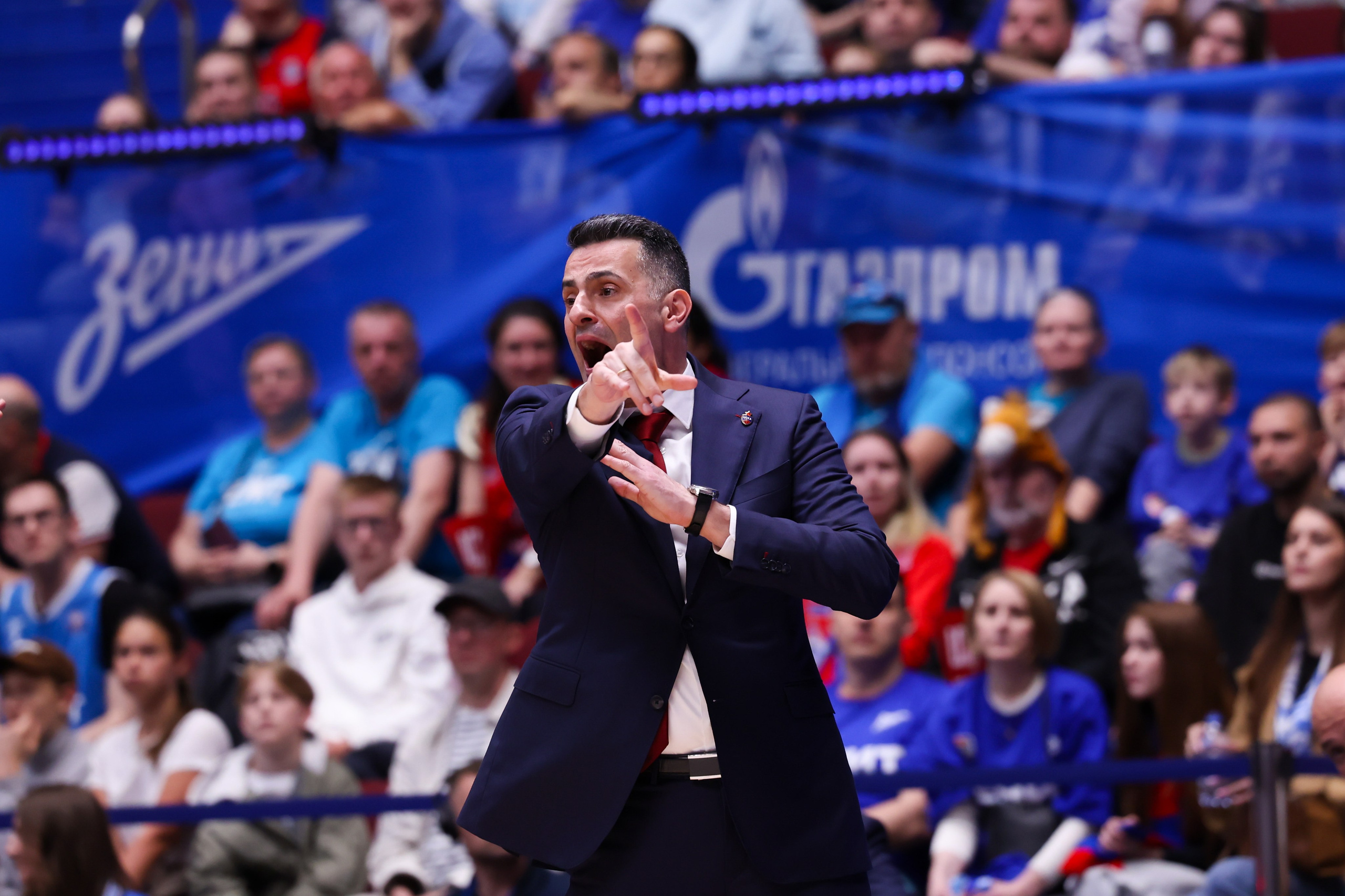 БК «Зенит» — БК «ЦСКА» финал ЕЛ ВТБ 1 игра 27.05.2025. Спортивный и репортажный фотограф Антон Тереханов