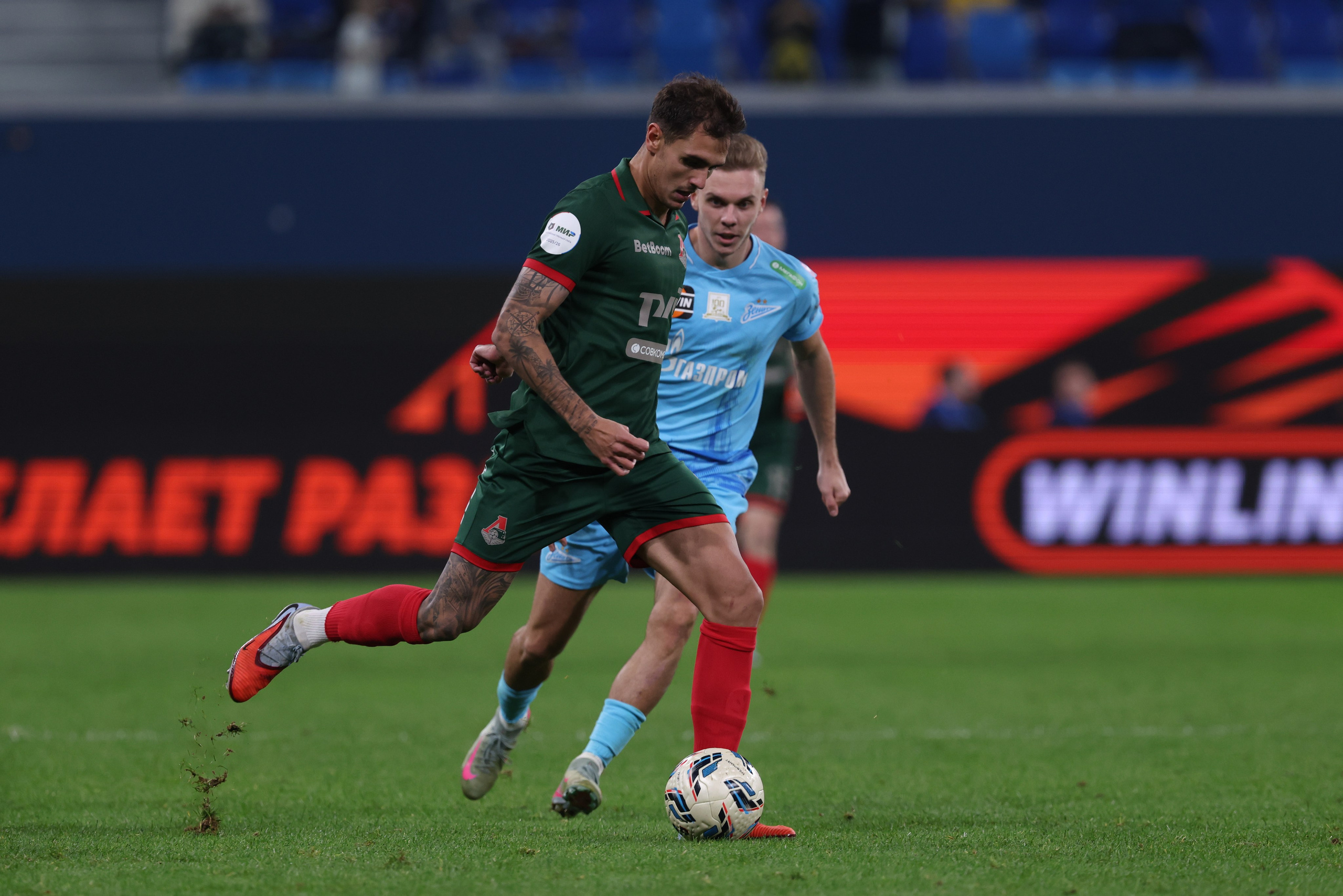 ФК «Зенит» — ФК «Локомотив» 14 тур РПЛ 01.11.2025. Спортивный и репортажный фотограф Антон Тереханов