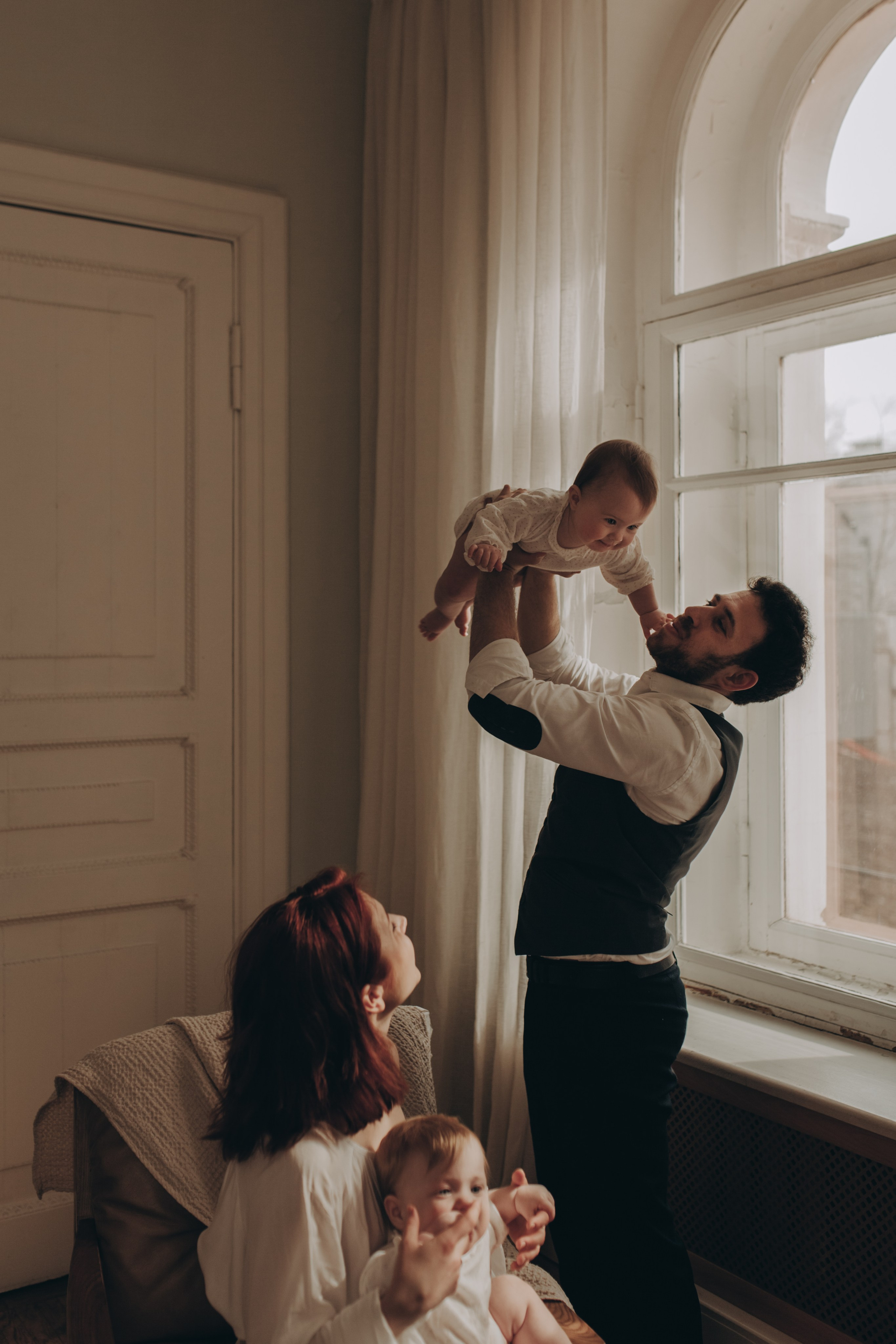 Маша, Саша и малышки. Семейный фотограф Полина Сарина Москва