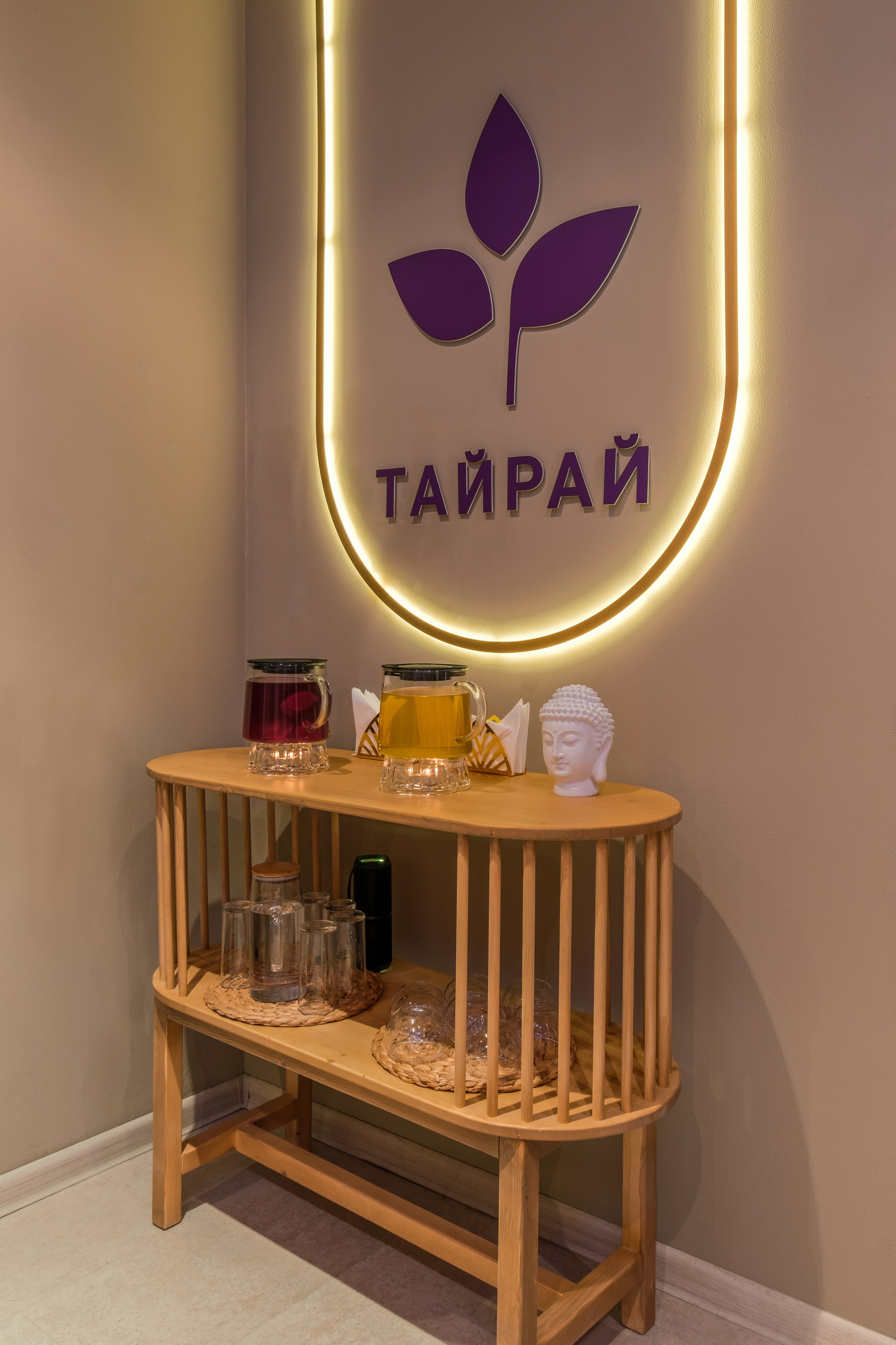 Интерьерная фотосъёмка SPA-салона Тайрай