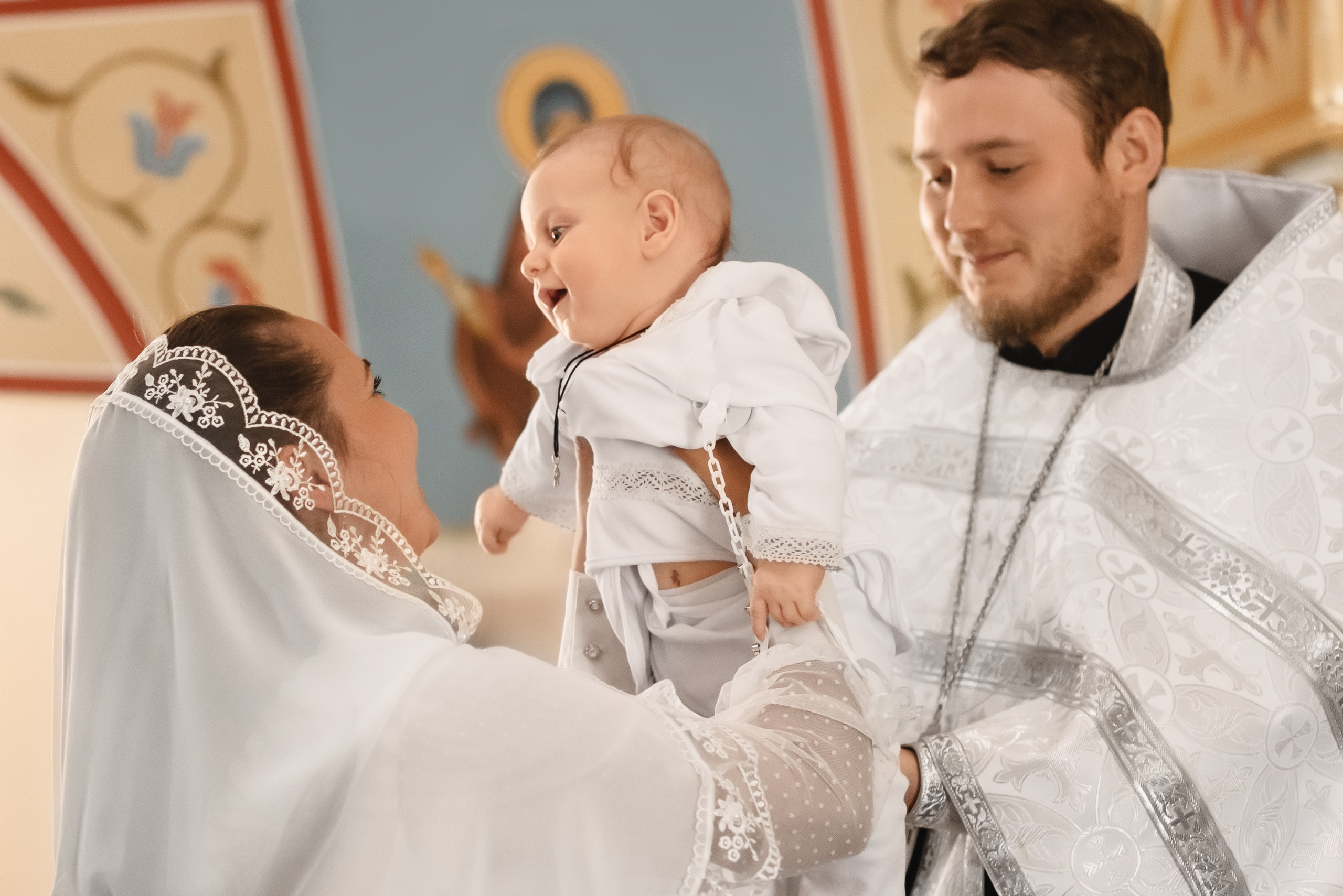Храм Угрешского. Крещение на Вербное. Церковный фотограф на Таинство Крещения и Венчания в Оренбурге и Оренбургской области Екатерина Белкина