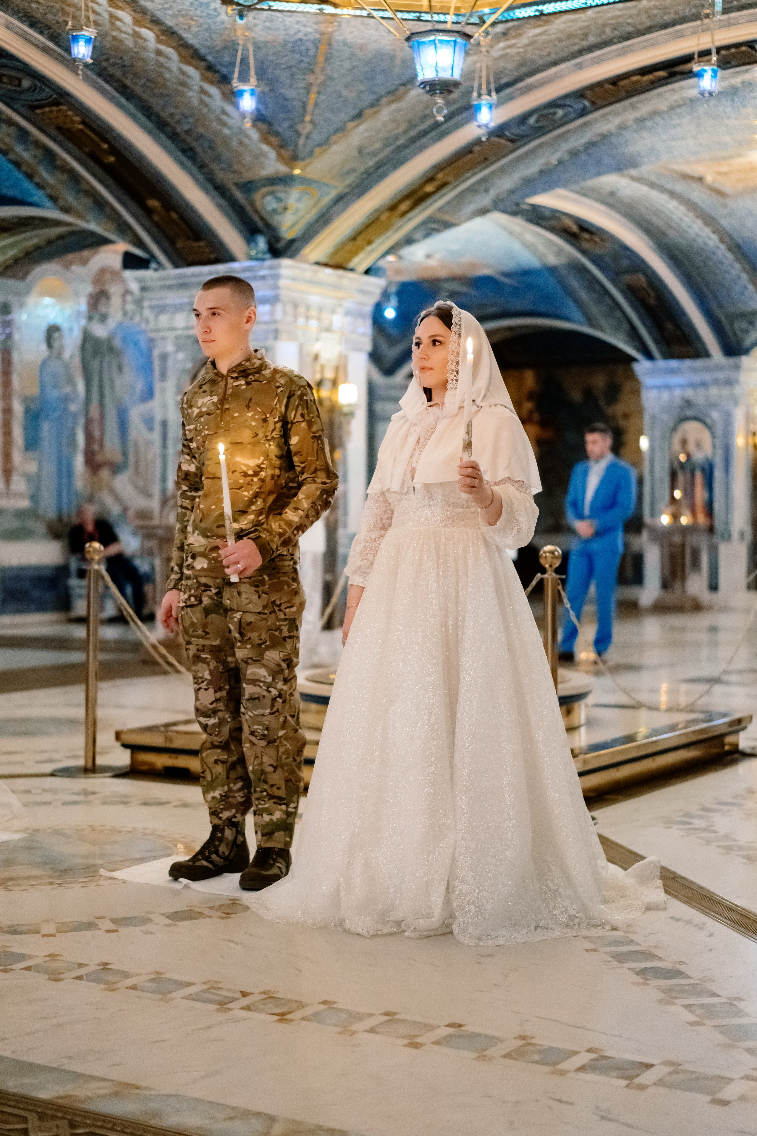 Венчание в Главном храме вооруженных сил (Патриот). Семейный фотограф Одинцово Москва Наталия Черенкова