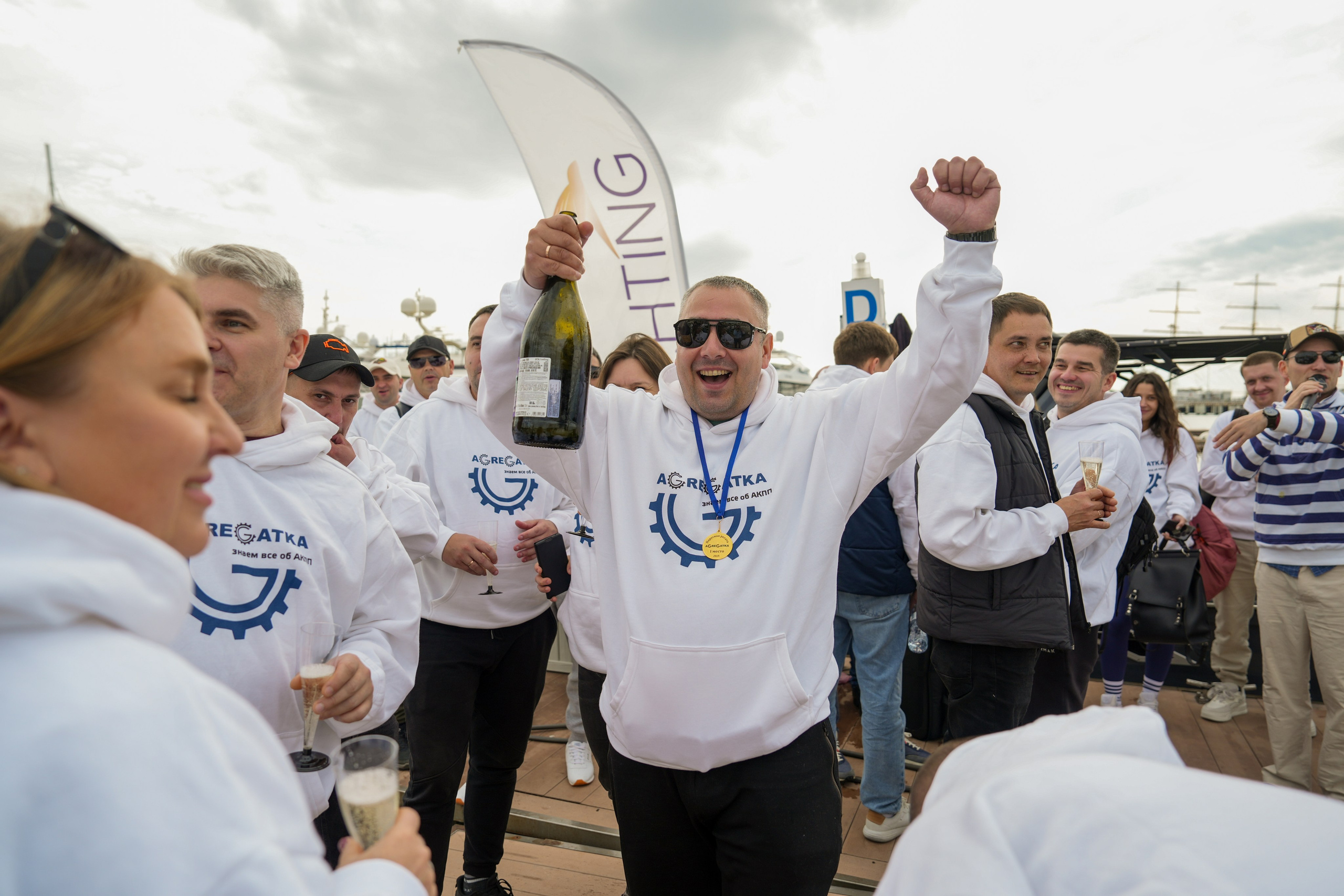 Яхтенная регата для компании Агрегатка. Репортажный фотограф в Красной Поляне и Сочи Павлюченко Екатерина