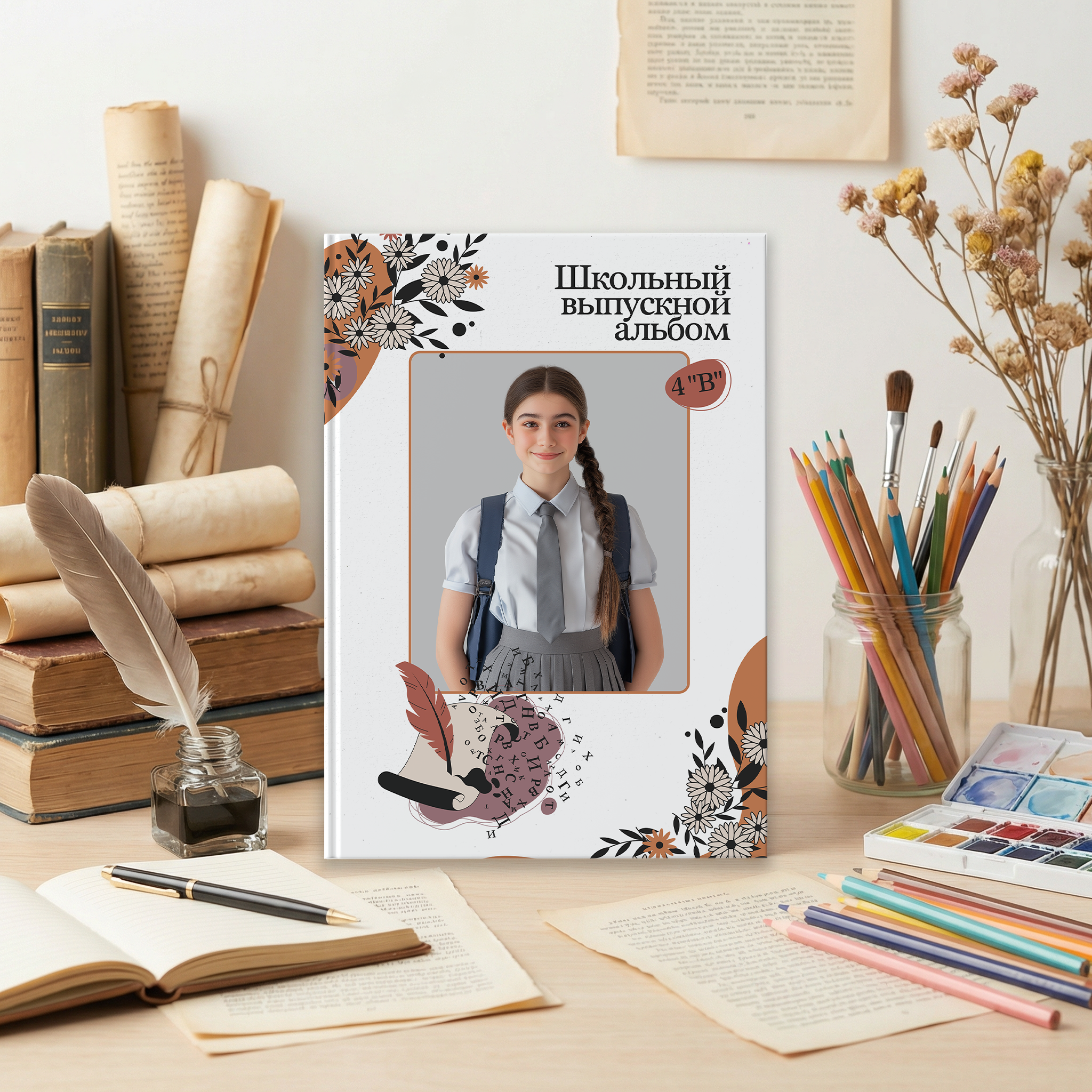 031 Book. Дизайны, psd шаблоны школьных и выпускных альбомов и обложек