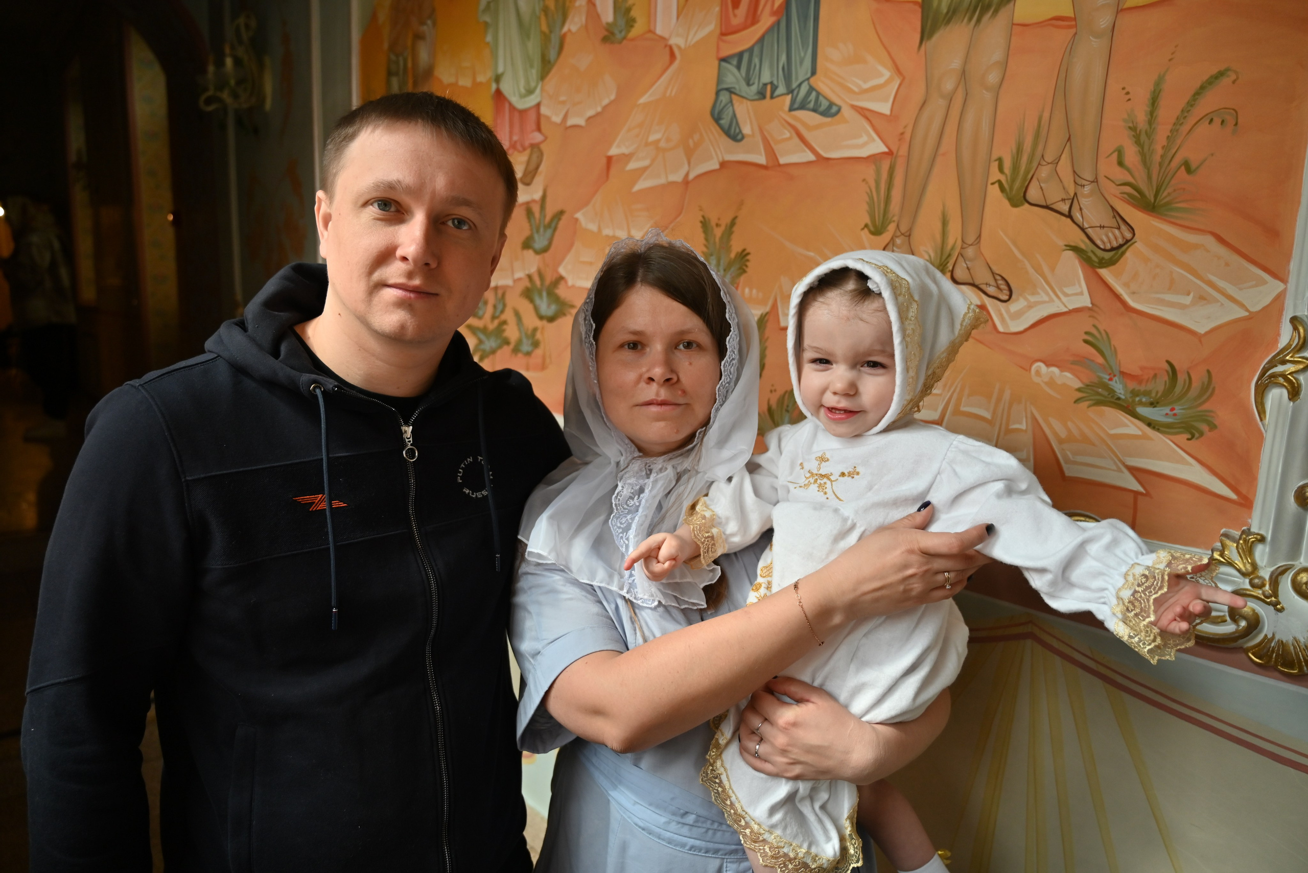 Крещение 7 мая. Семейный и детский фотограф Москва