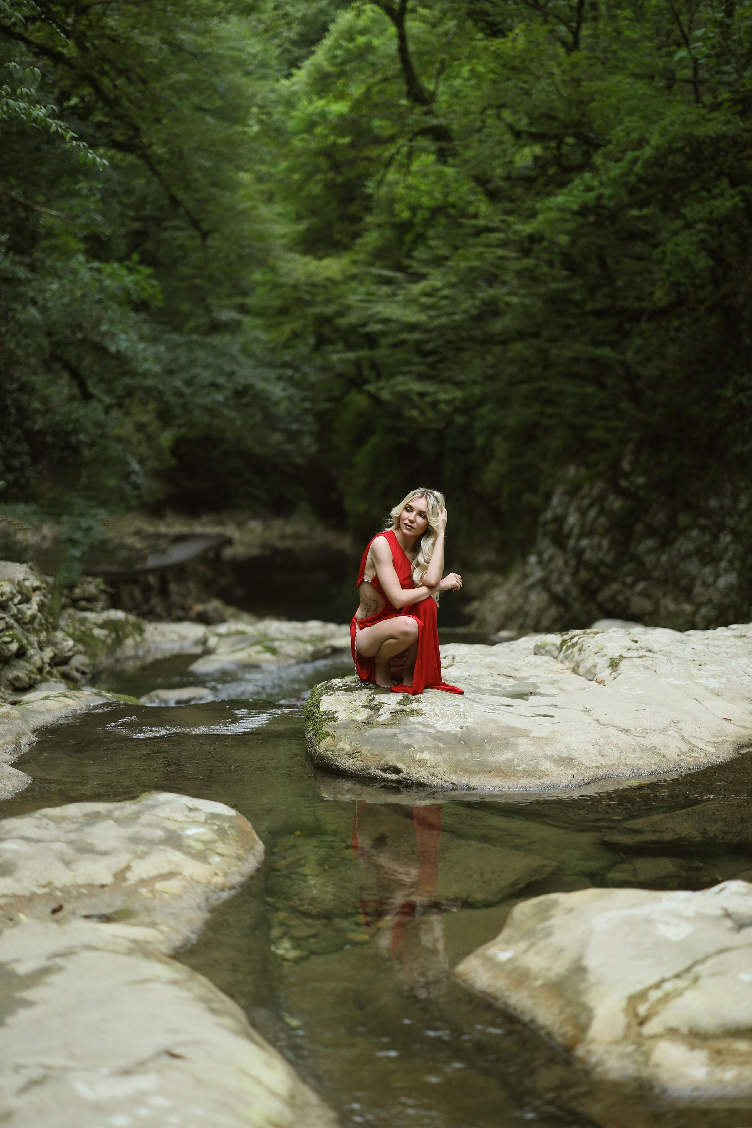 Фотосессия на Ольгинском водопаде для Ирины. Свадебный и семейный фотограф в Абхазии Жанна Соснина