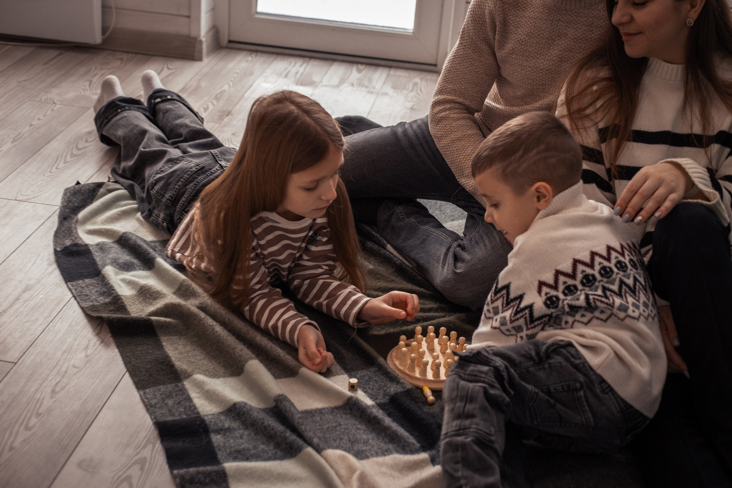 Мария с семьёй