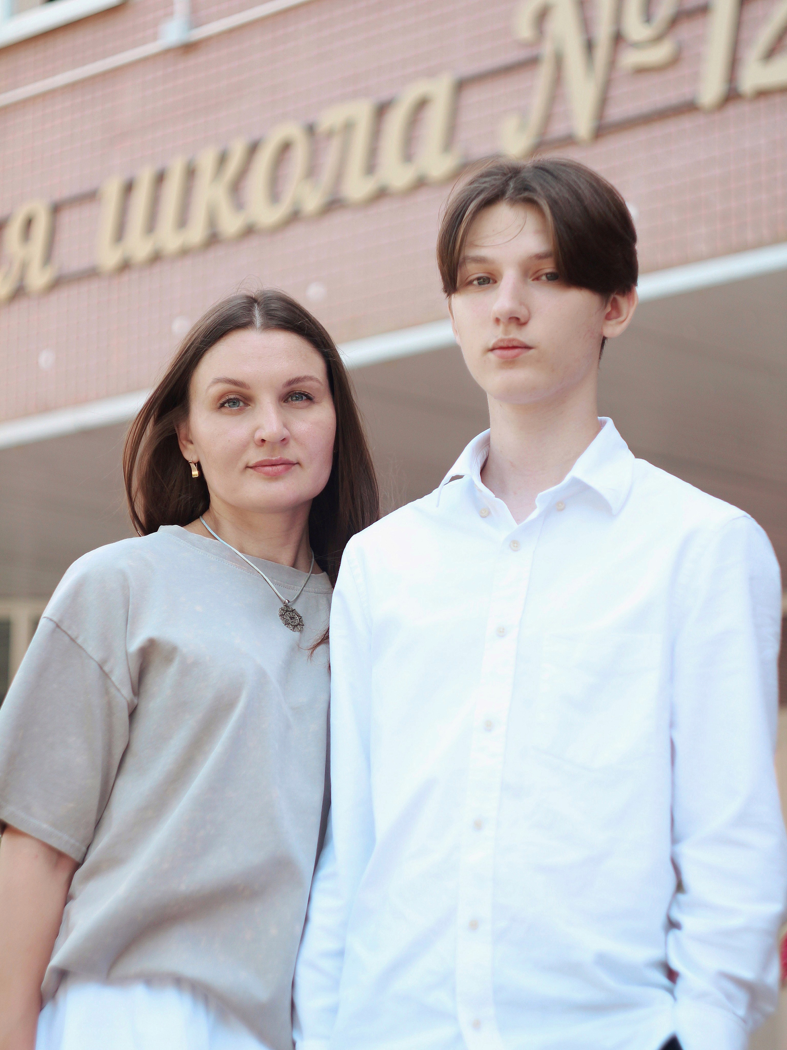 Юля и сын Женя. Photography Eva