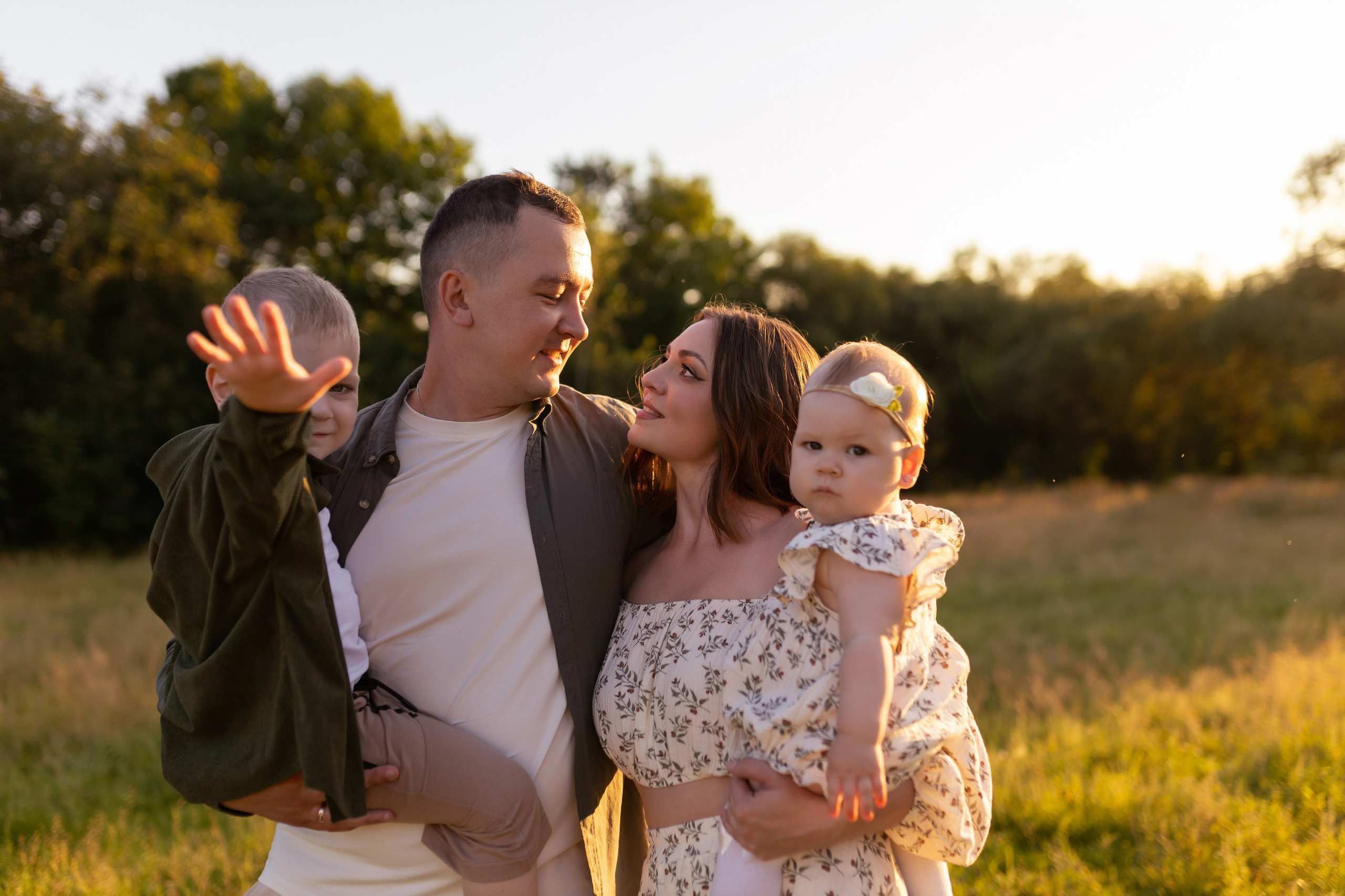 Семейная фотосессия на закате. ФОТОГРАФ ХАБАРОВСК АНАСТАСИЯ РАЧЕНКОВА