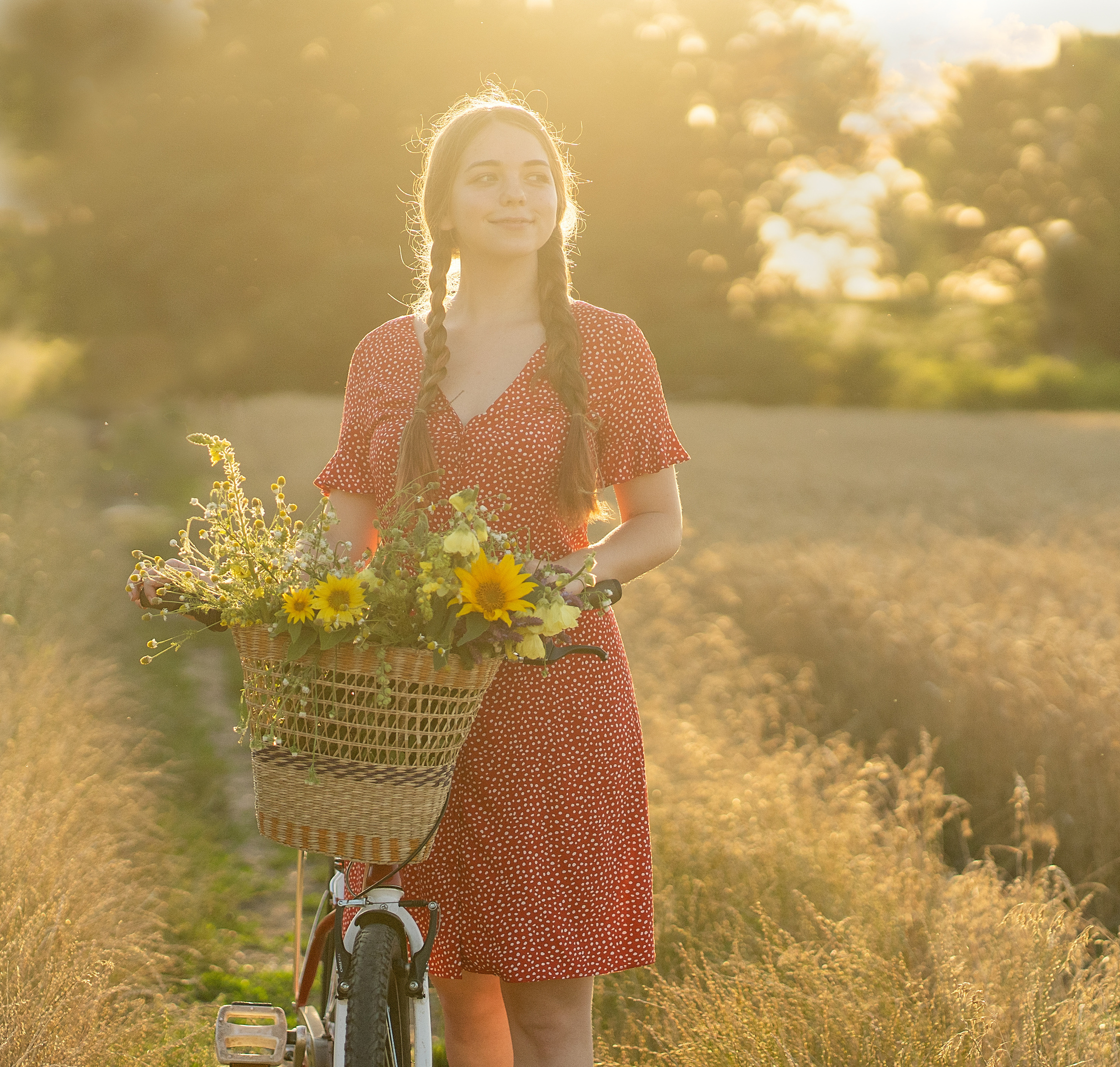 Закат в пшеничном поле. Виктория. Лариса Коновалова — портретный фотограф (Майкоп, Краснодар)