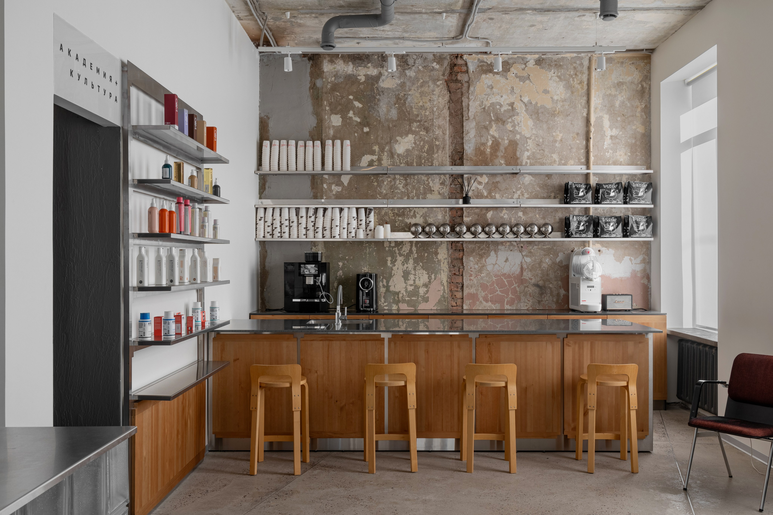 Парикмахерская Культура в Москве. Интерьерный фотограф в Нижнем Новгороде и Москве Владимир Гудков