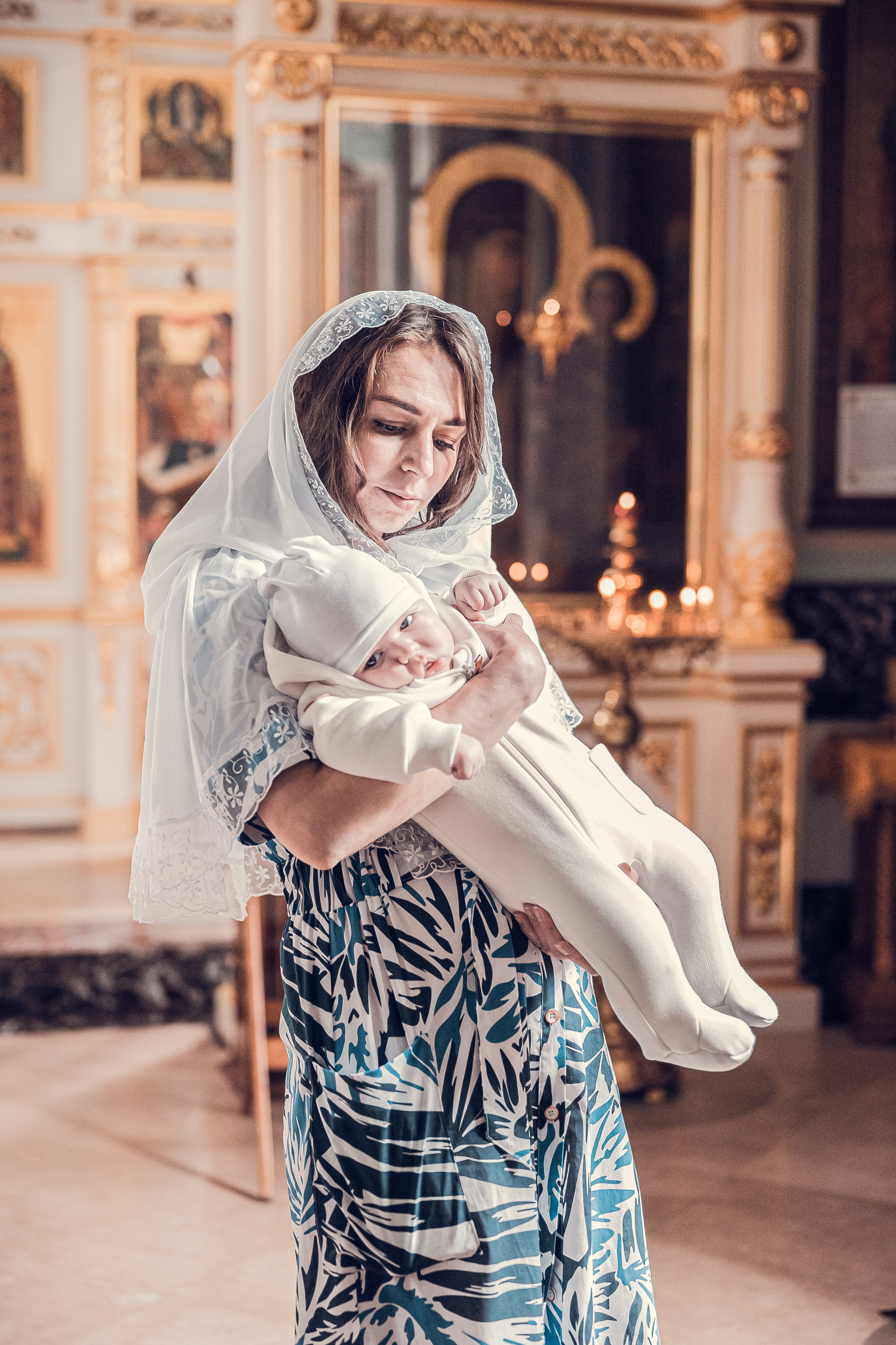 Крещение Павла. Семейный и детский фотограф Москва