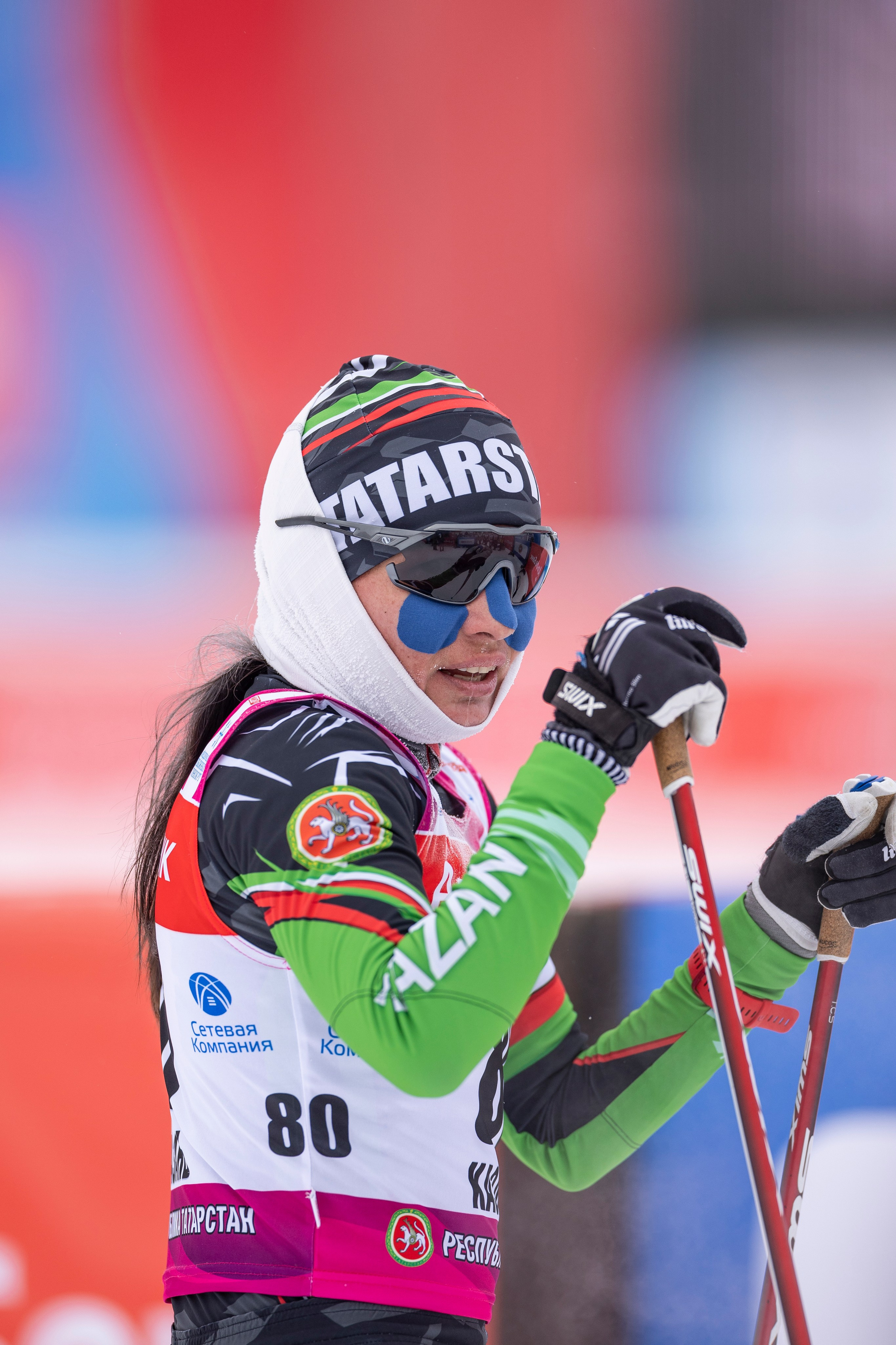 Кубок Росси по лыжным гонкам 2024. Женщины 10 км. Спортивный репортажный фотограф Казань Нафис Сиразетдинов