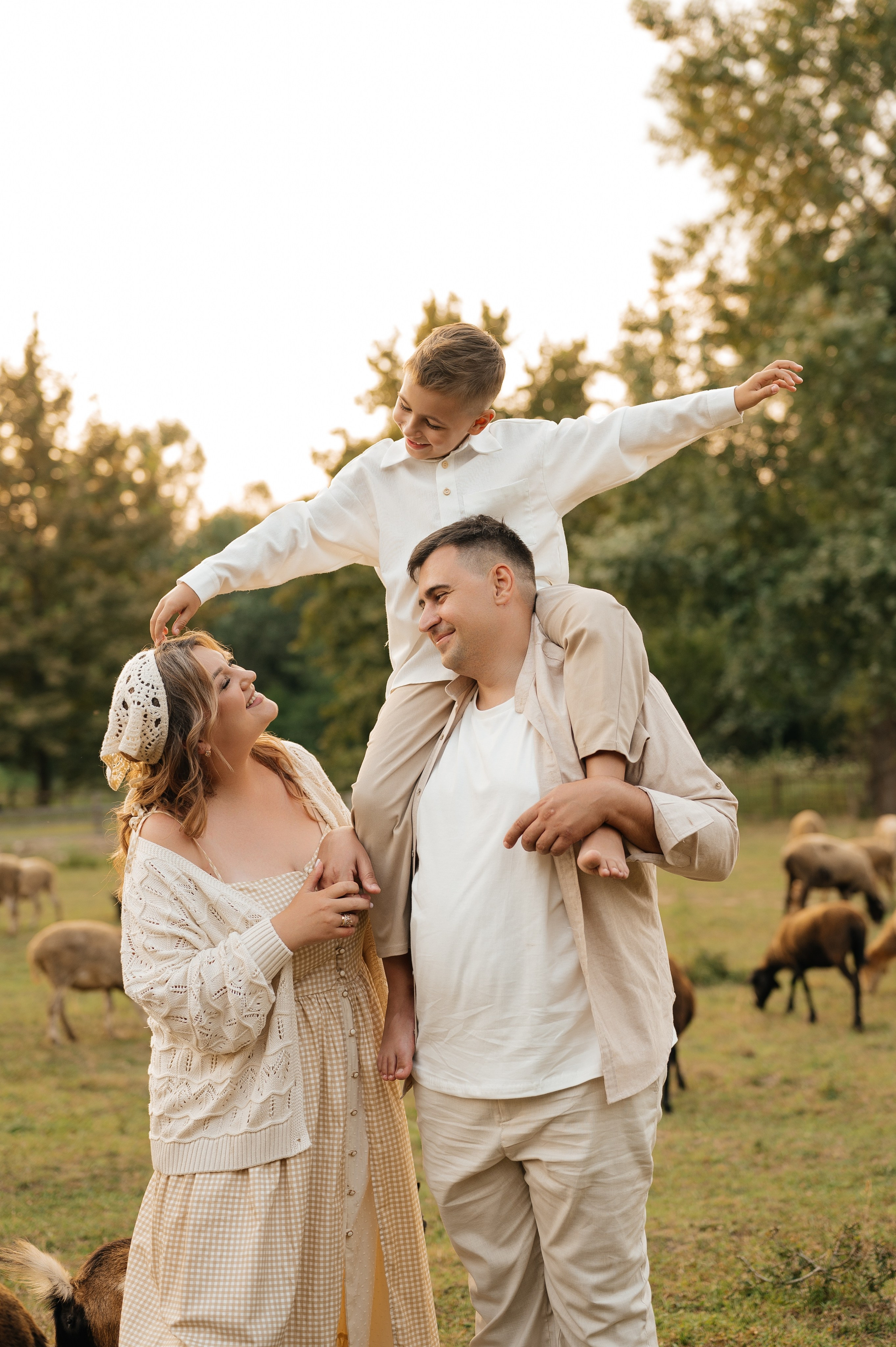 Семейная фотосессия на ферме. Свадебный и семейный фотограф в Краснодаре Алина Мельник