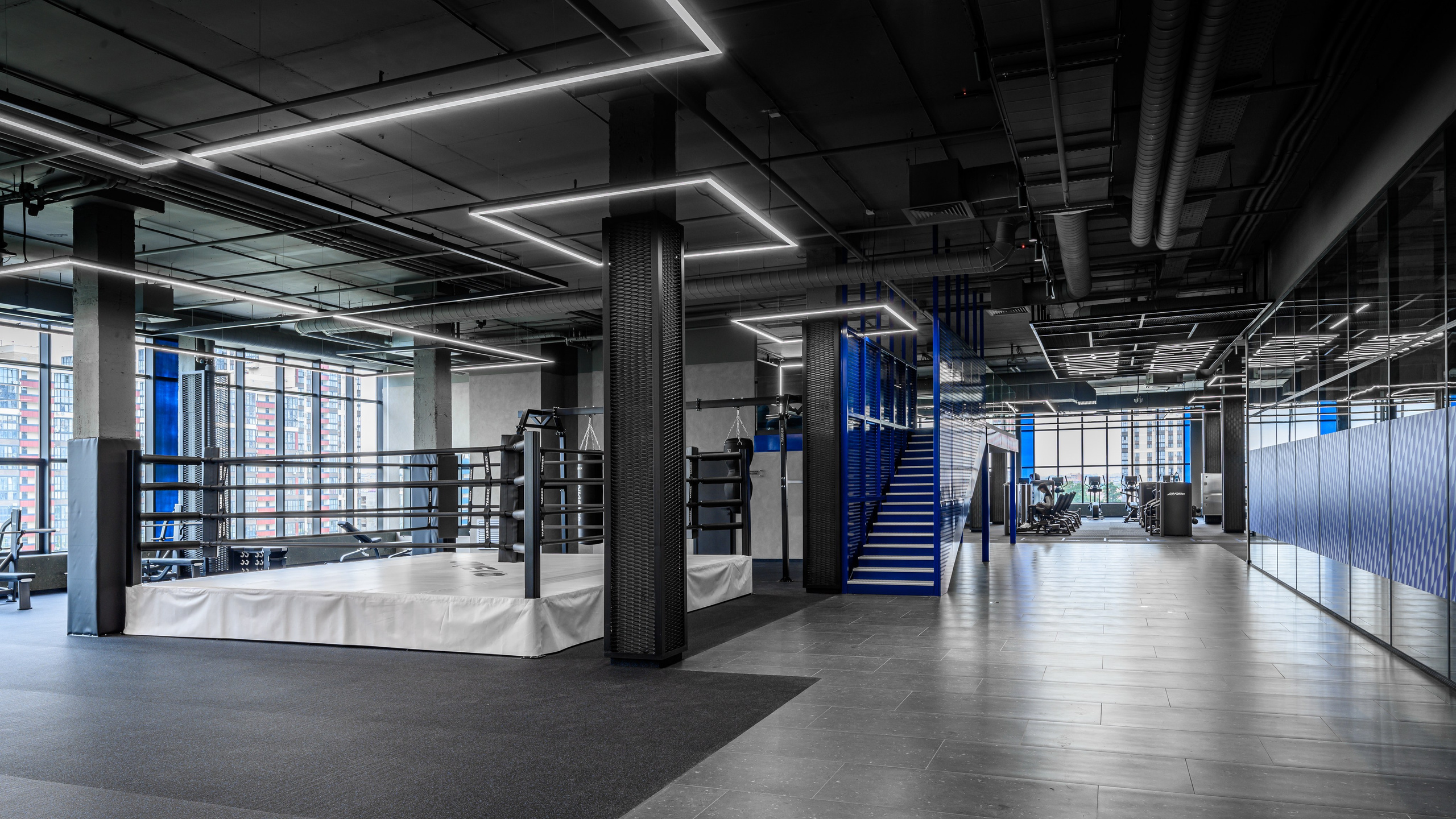 Flame fitness. Интерьерный фотограф Краснодар Денис Педань