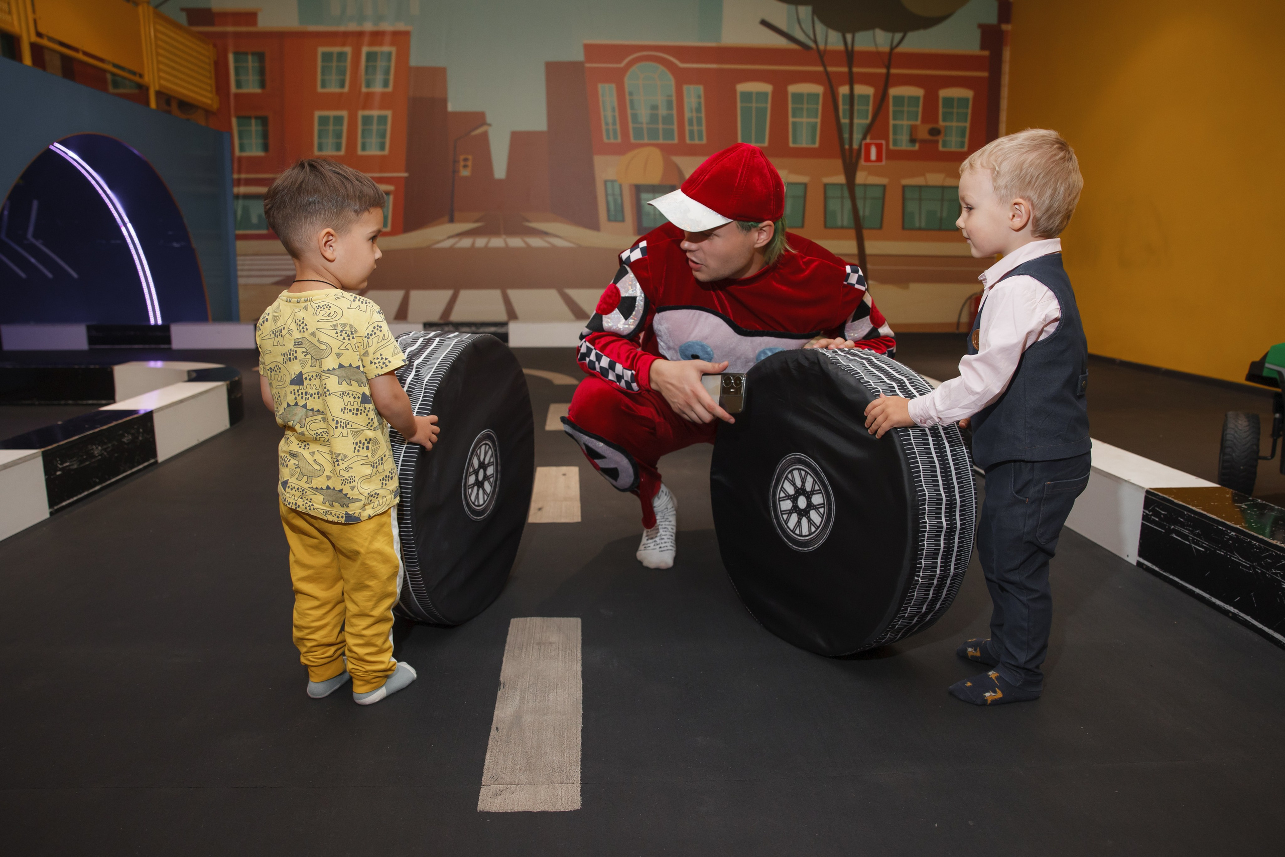 День Рождения, Глебу 3 годика, «Рули и строй». Свадебный и репортажный фотограф (Москва, Королев и другие)