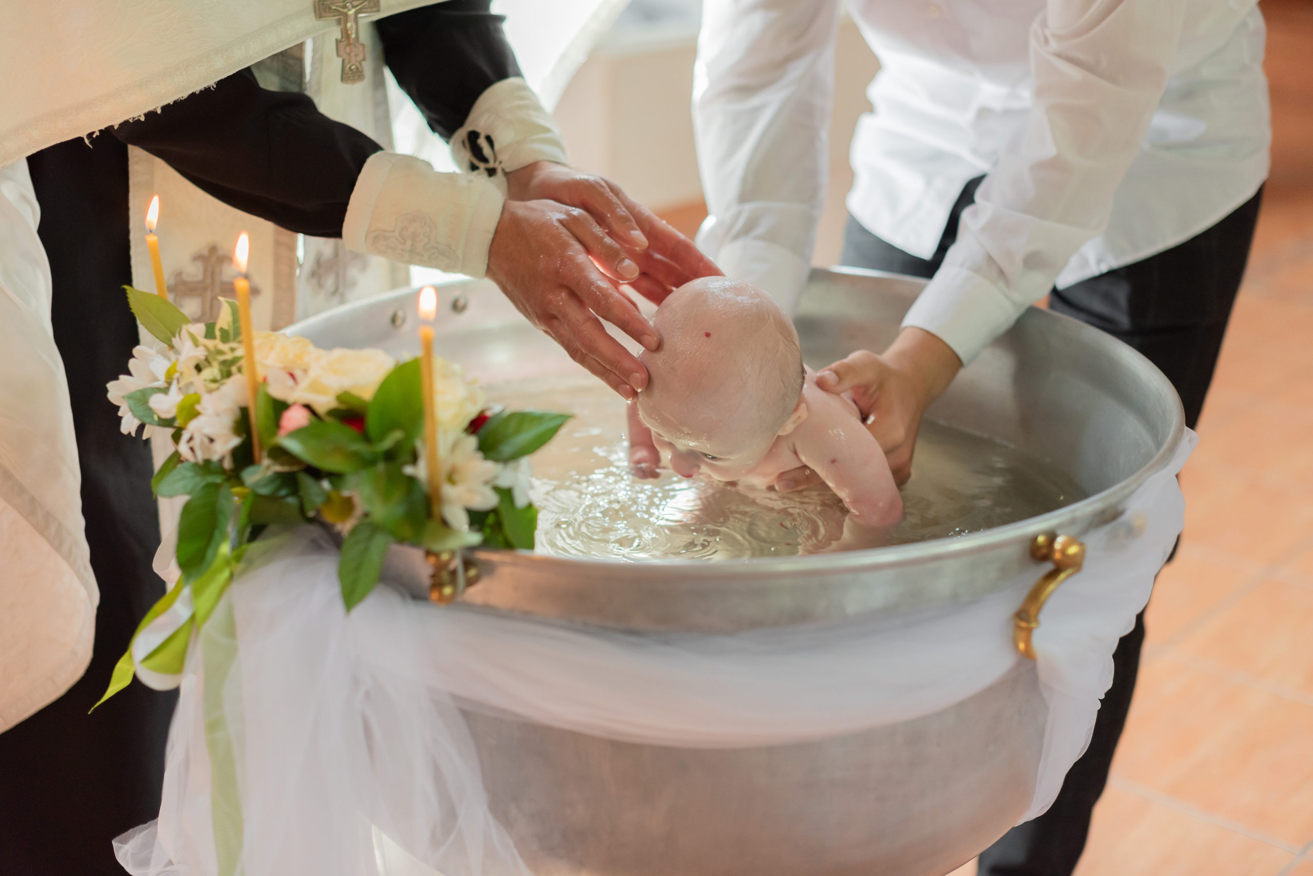 Украшение купели. Фотограф Крещения и Венчания. Минск и другие города. Почтенная Наташа
