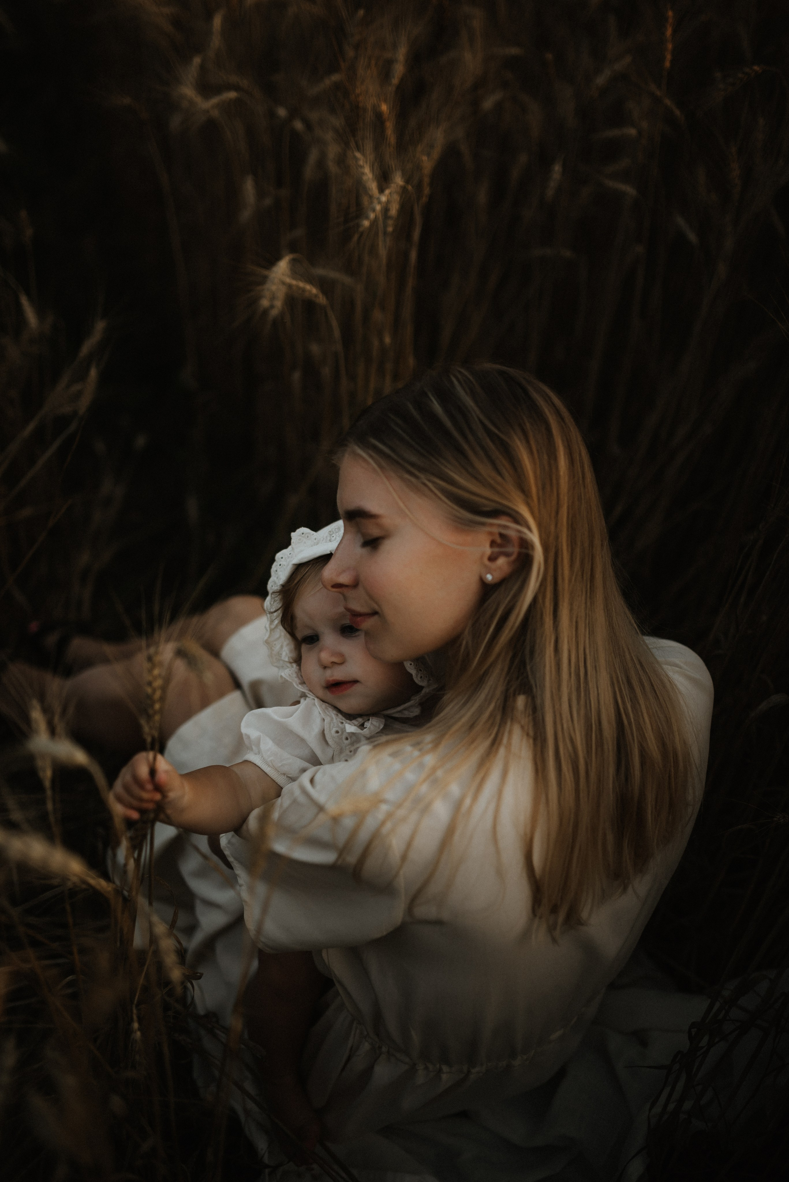 Красивая закатная история мамы и дочки. Фотограф Алексин, Тула