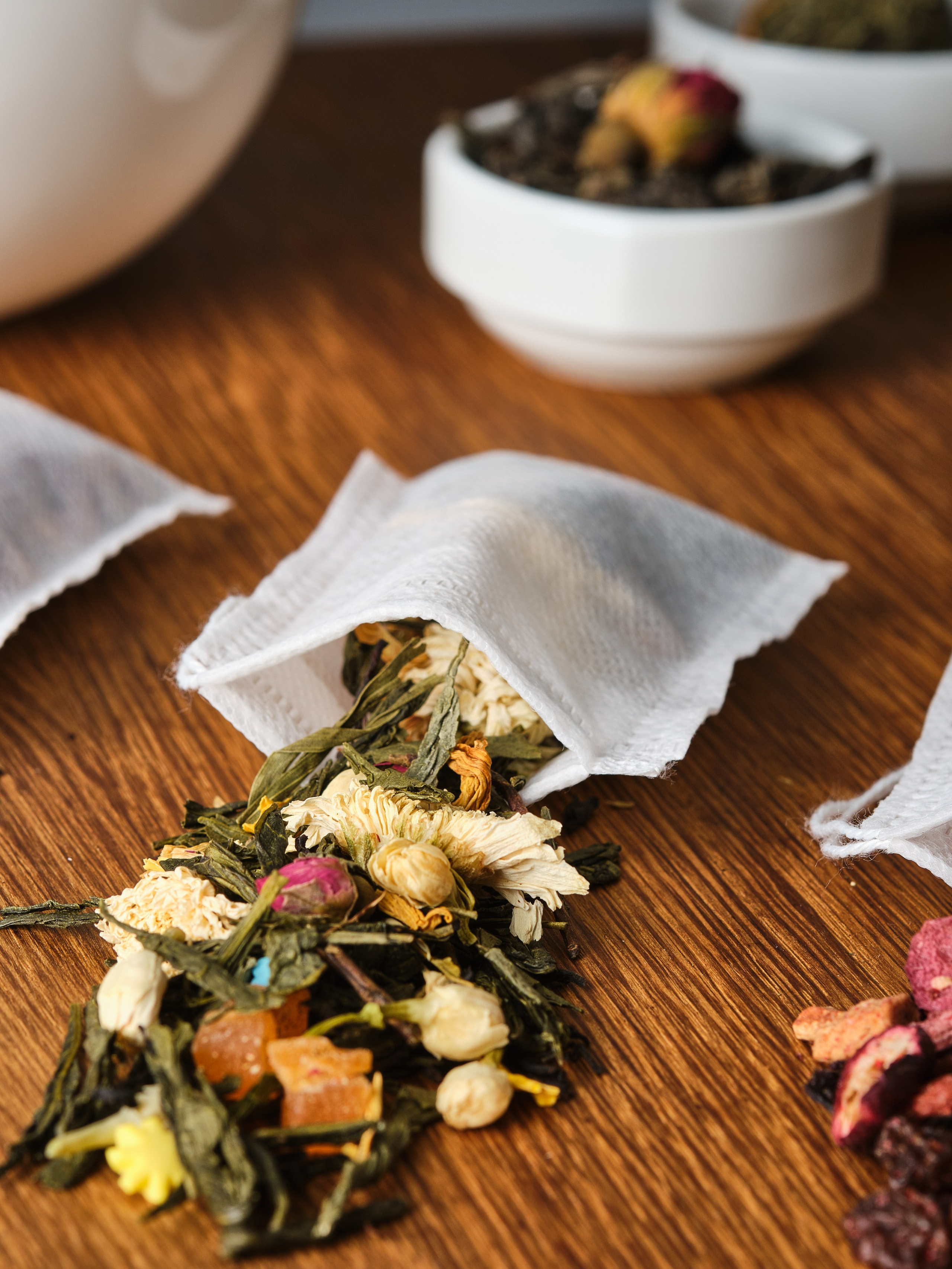 Чайные пакетики. Предметный фотограф в Краснодаре