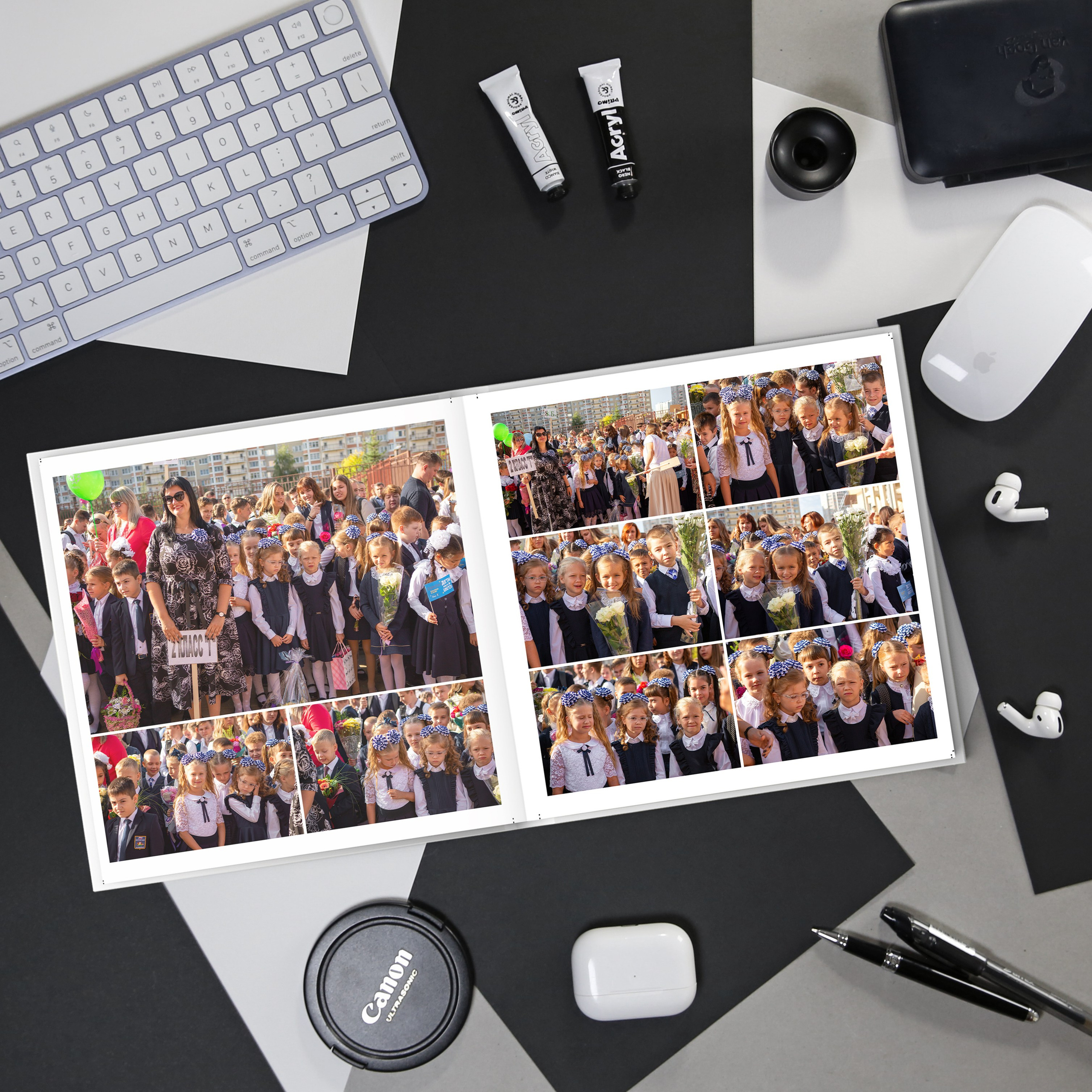 Альбом учителю начальной школы. Выпускные альбомы и школьный фотограф в Подольске, Троицке, Щербинке, Москве и Московской области