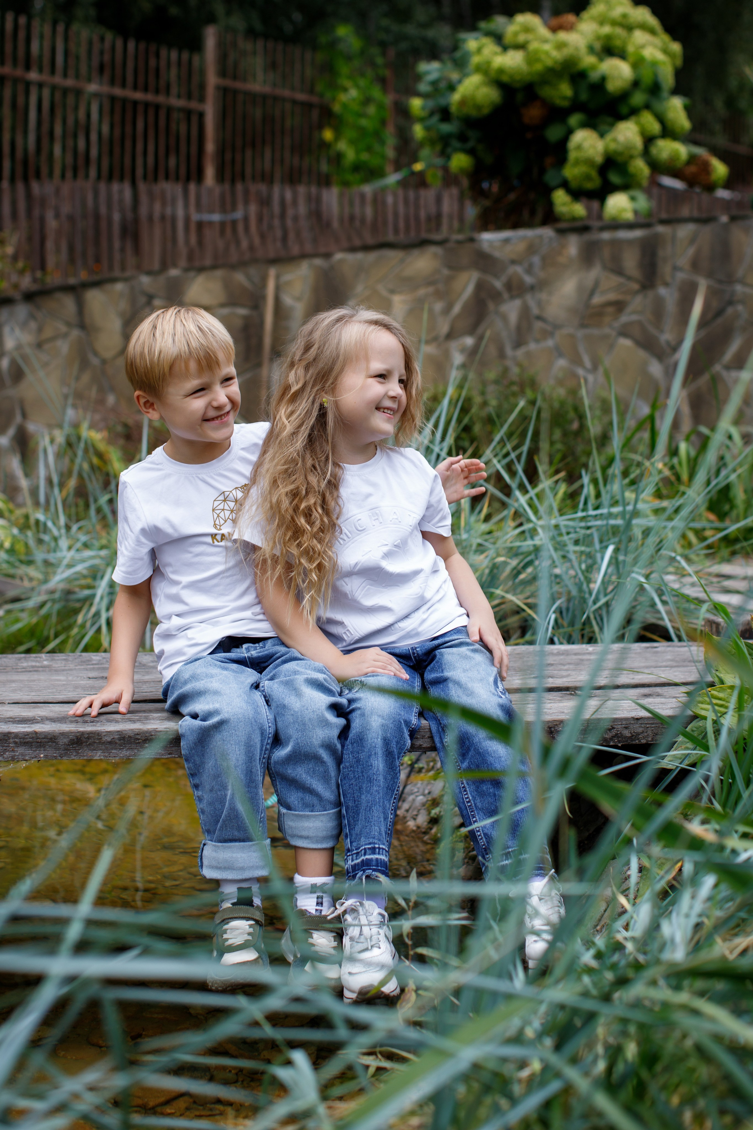 У прудика. Детский и семейный фотограф Мария Киселёва. Москва