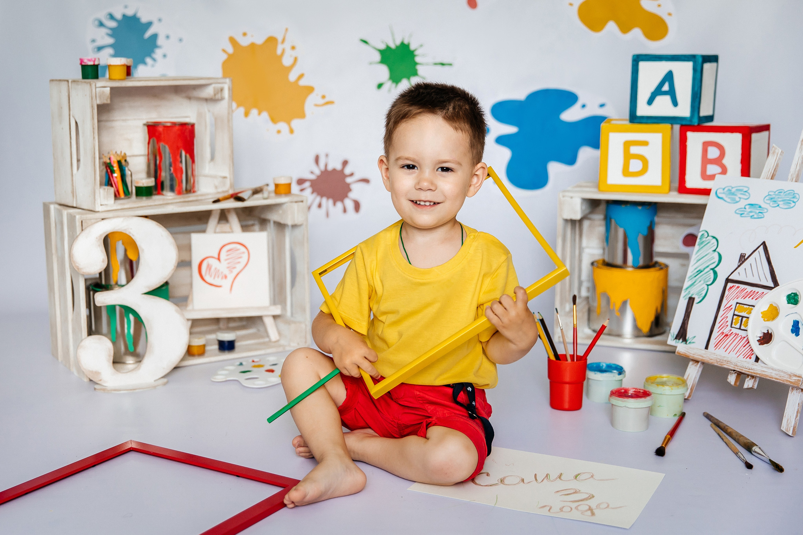 Краски. Детский фотограф, выпускные альбомы в Нижнем Новгороде Бодягина Мария