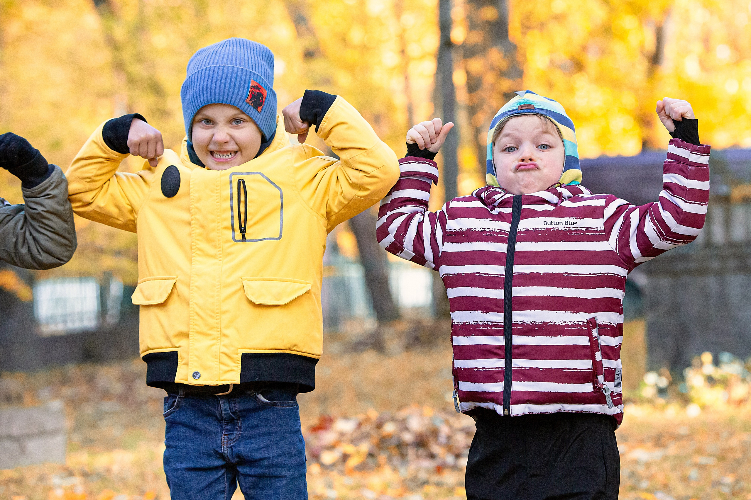 Осень в детском саду. Свадебный, семейный, детский фотограф в Санкт-Петербурге
