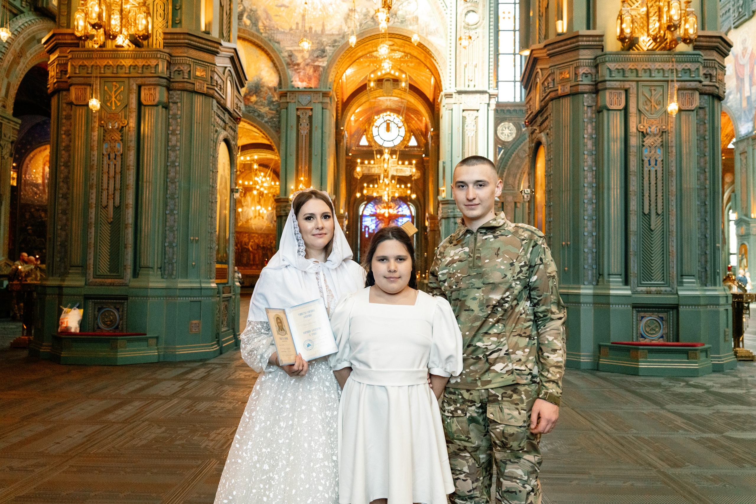 Венчание в Главном храме вооруженных сил (Патриот). Семейный фотограф Одинцово Москва Наталия Черенкова