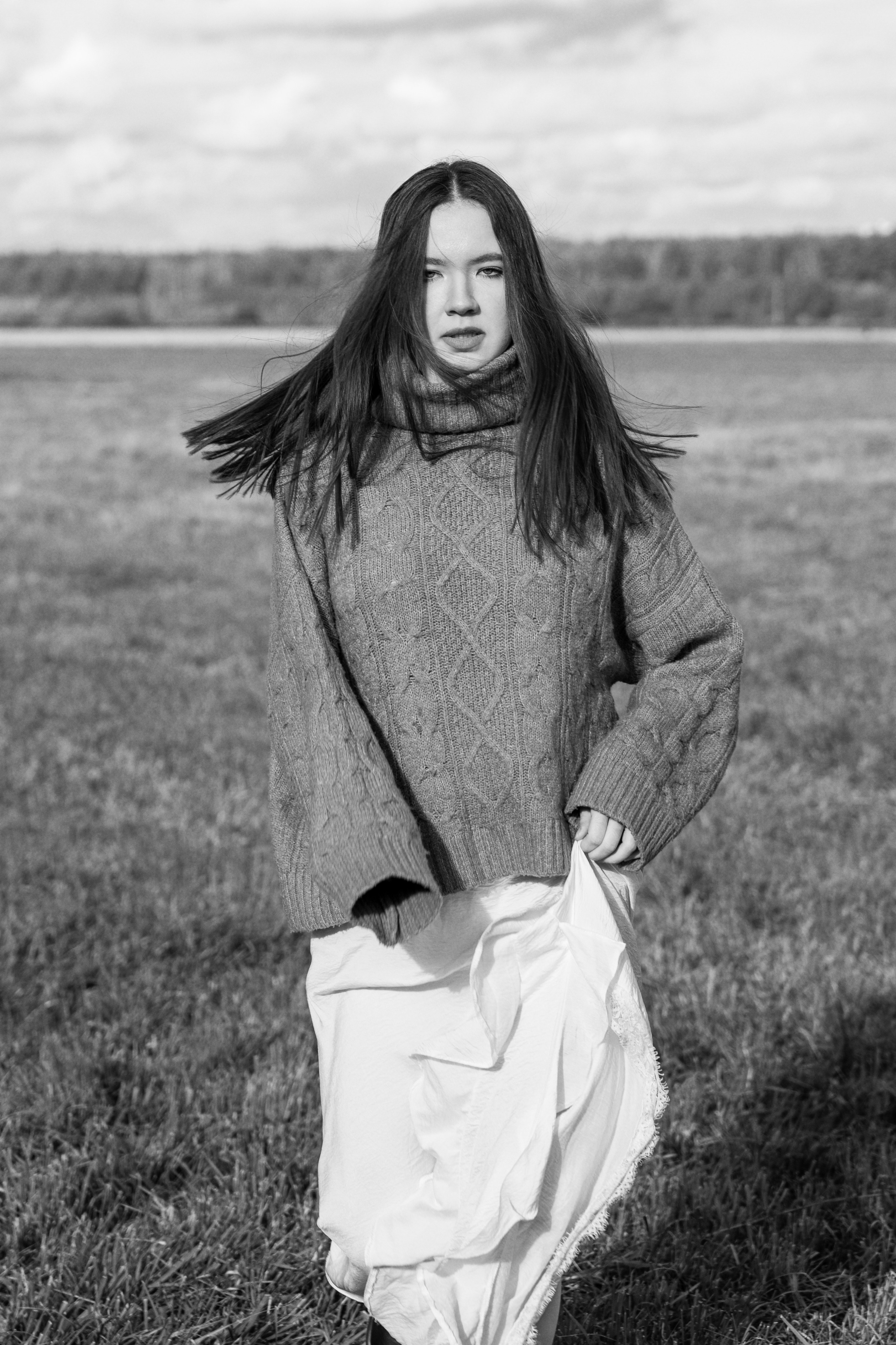 Прогулка в поле осенью. Фотограф в Санкт-Петербурге Вагнер Юлия