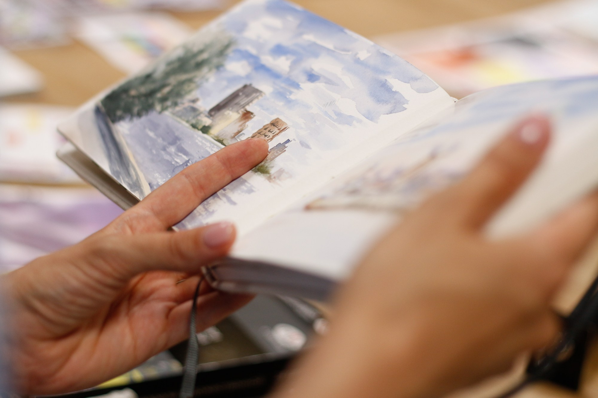 Акварельный демо-класс. Фотограф в Екатеринбурге Пойгина Елена