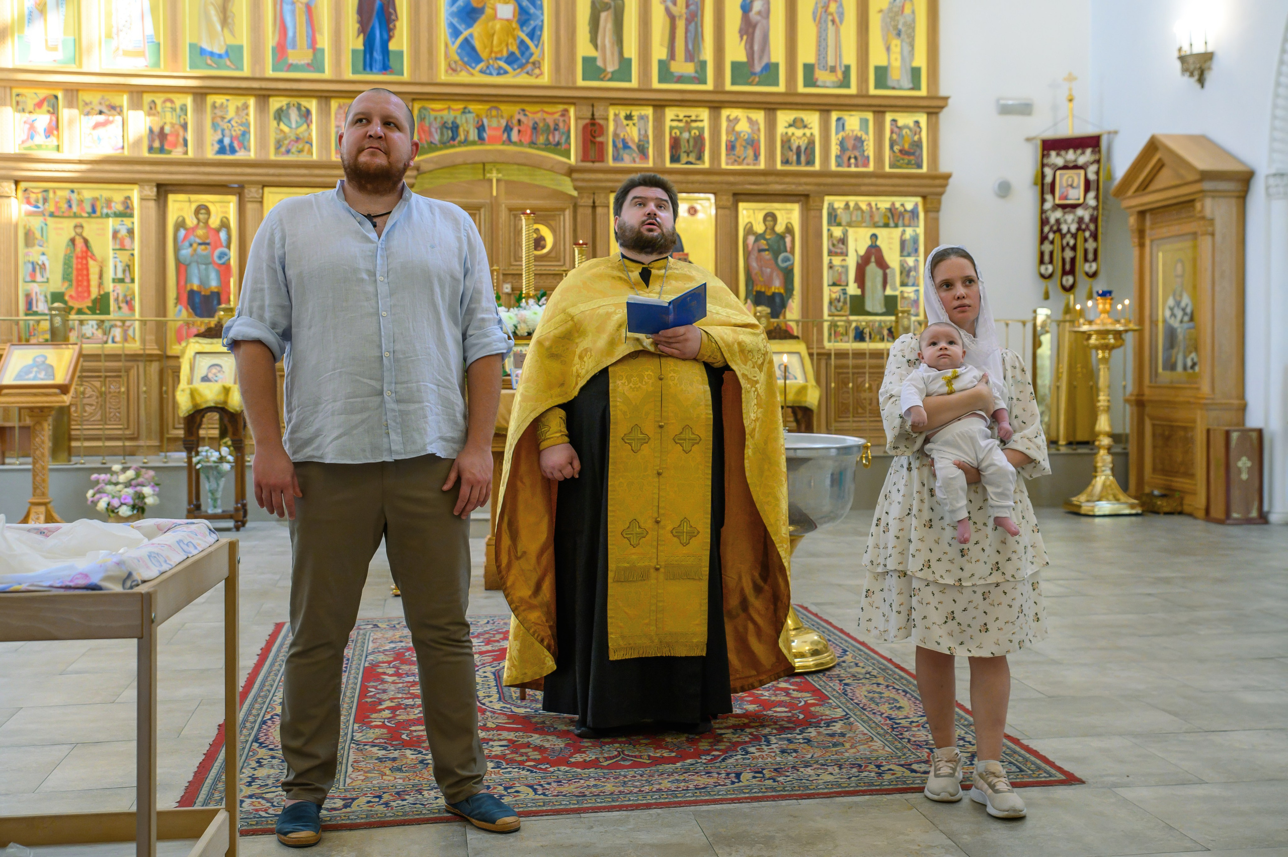 Таинство крещения. Профессиональный фотограф в Санкт-Петербурге