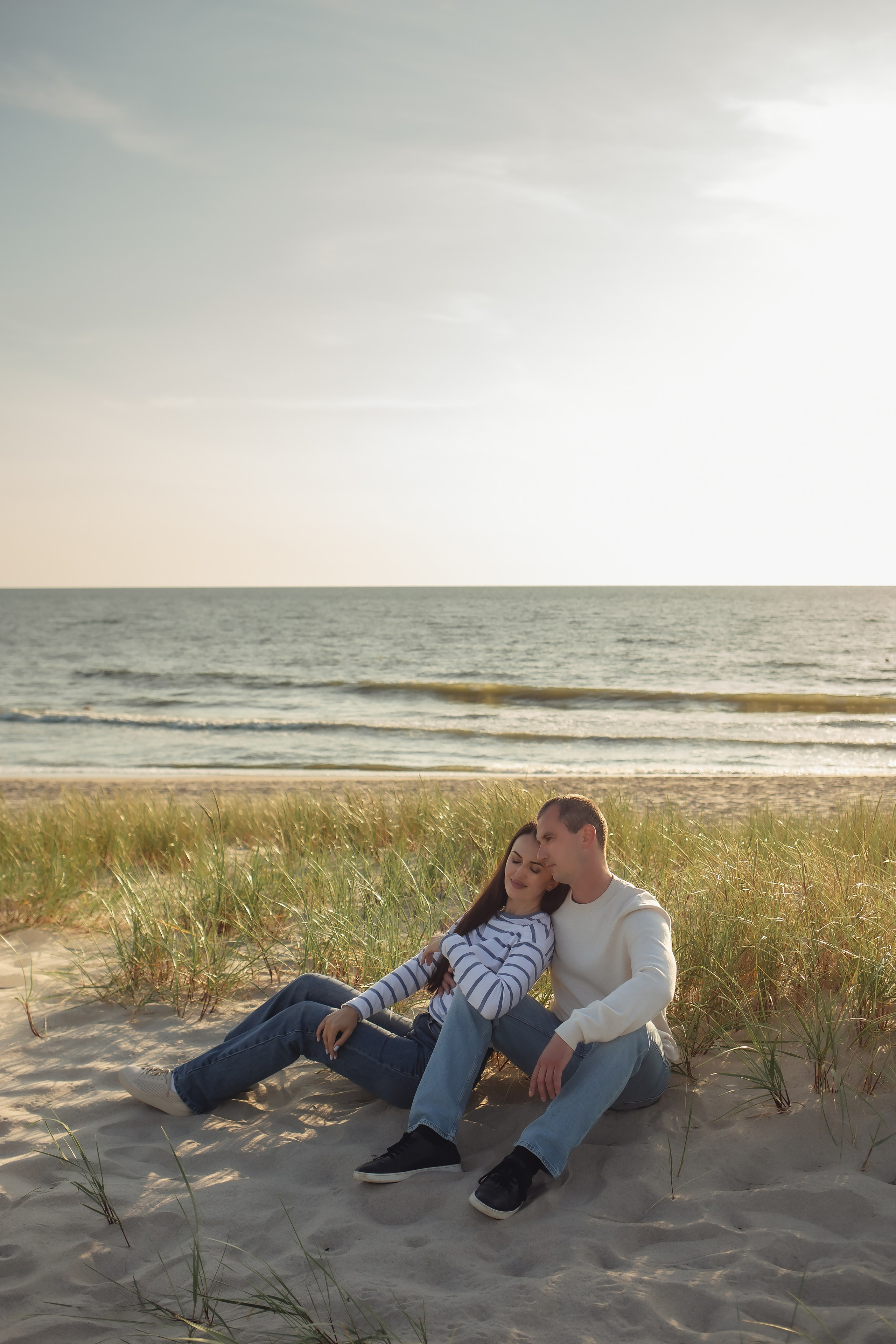 Павел и Татьяна. Закат в Янтарном. Фотограф в Калининграде Решетникова Алина
