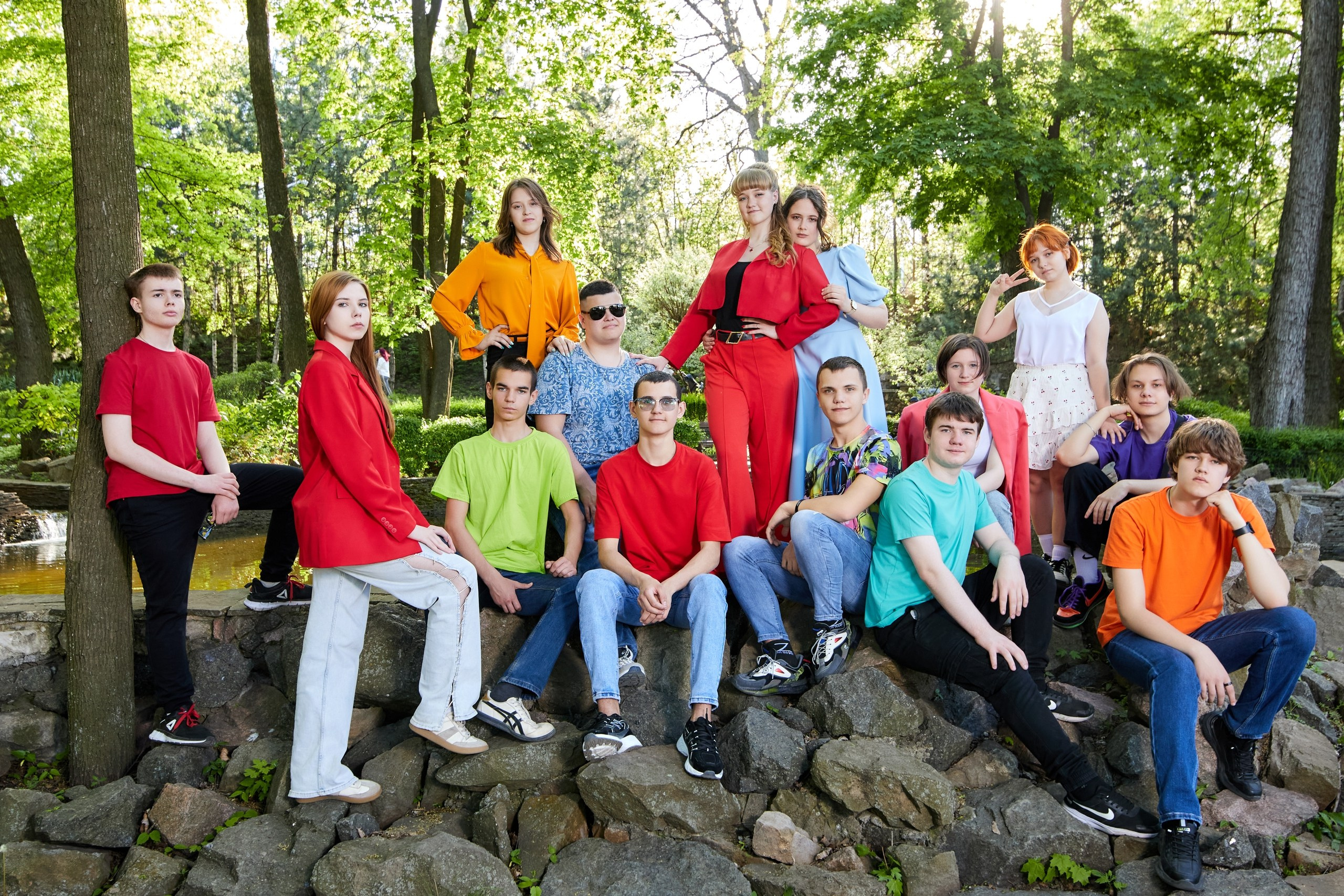 ШКОЛЬНИКИ. ПАРК ЩЕРБАКОВА. Фотограф Татаринов Андрей (Донецк / Макеевка)