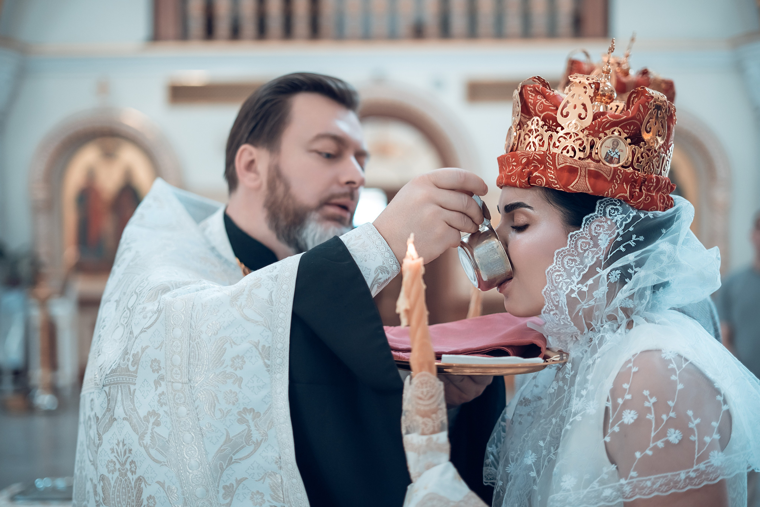 Таинство Венчания Екатерины и Антона