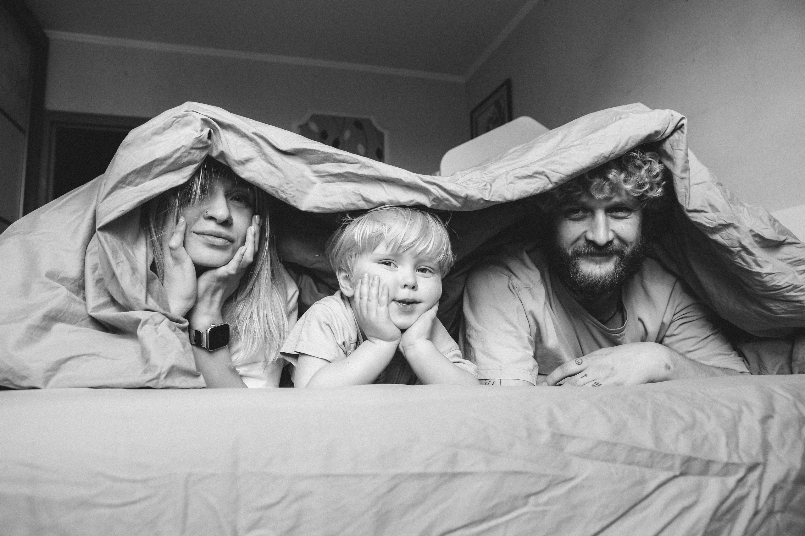 Олег, Катерина и Олег. Семейный и детский фотограф в Москве Александра Мак