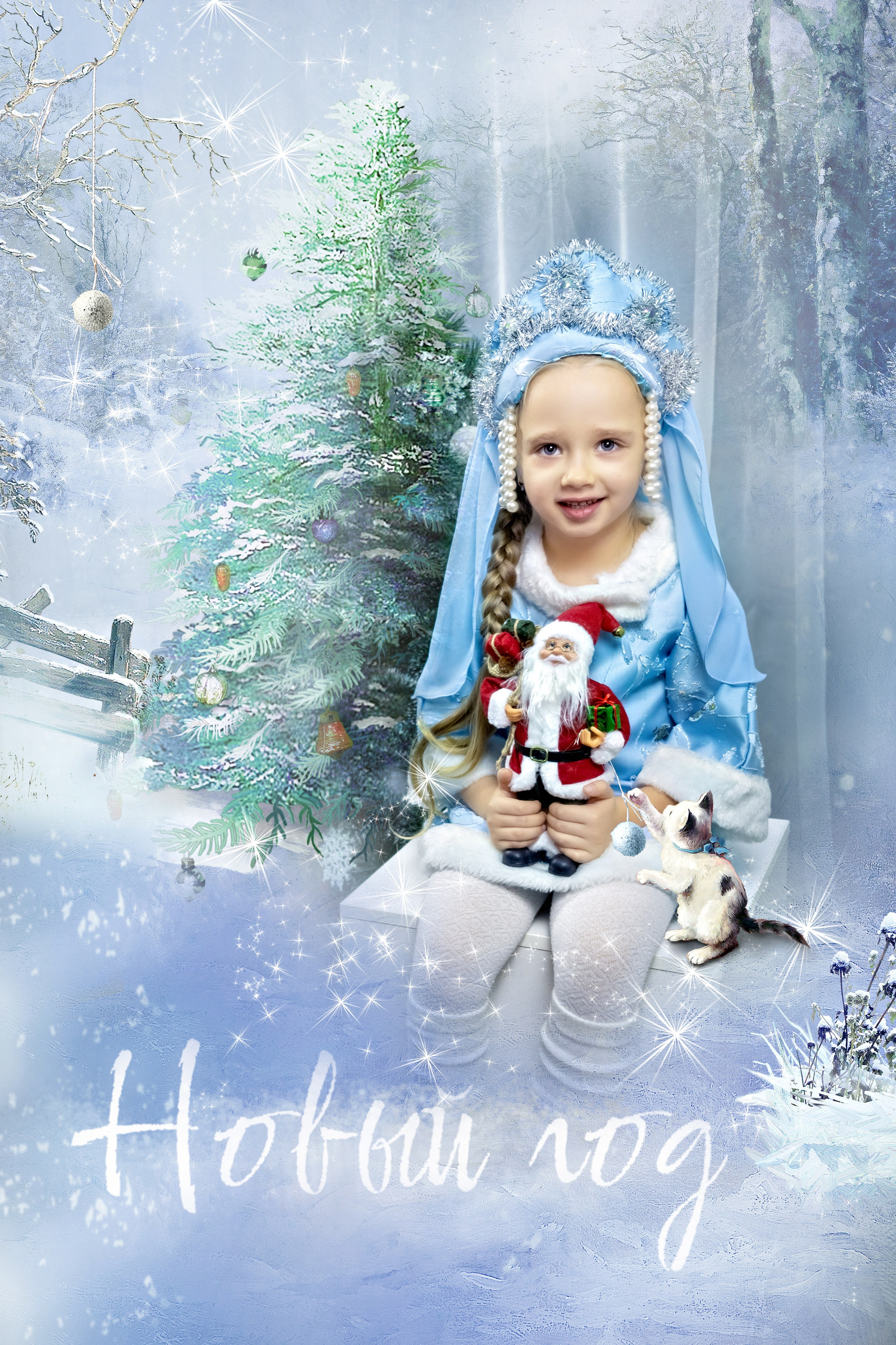 Аня в роли Снегурочки!. Фотограф Нина Пашина — Пермь