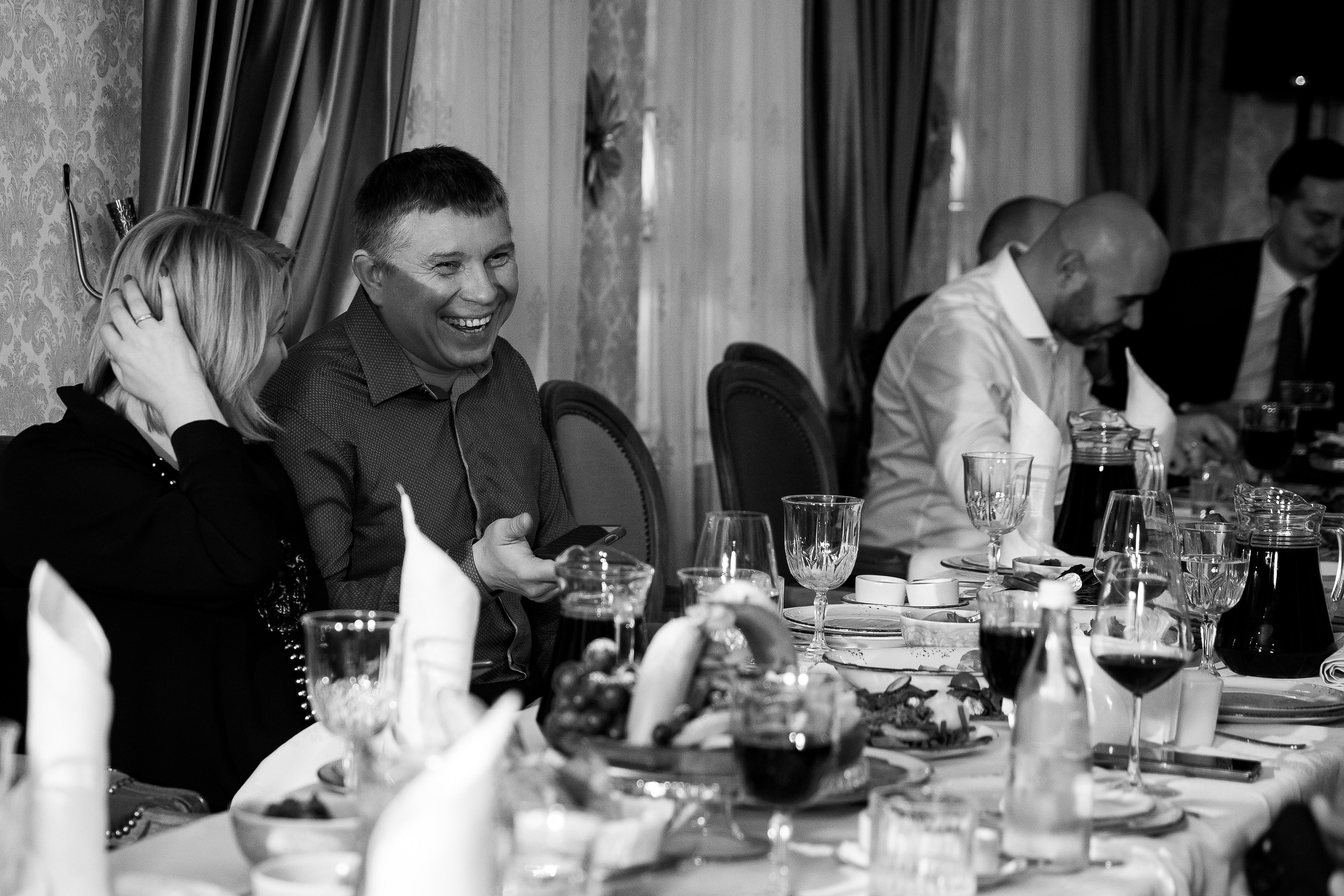 Юбилей Сергей 50. Ресторан Оджахури. Репортажный Фотограф Александр Назаров. Москва и М.О